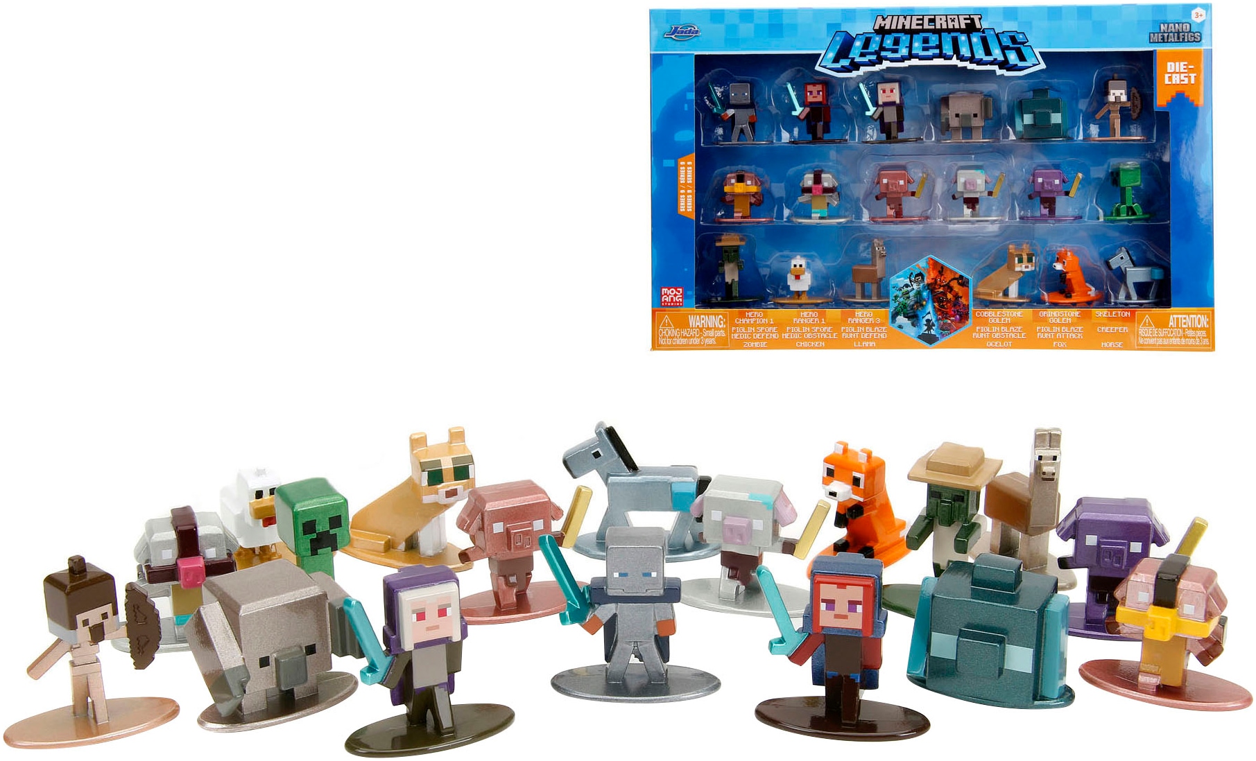 JADA Spielfigur »Minecraft, Legends Multi Pack Nano Metalfigs, Serie 9«, DIE-CAST