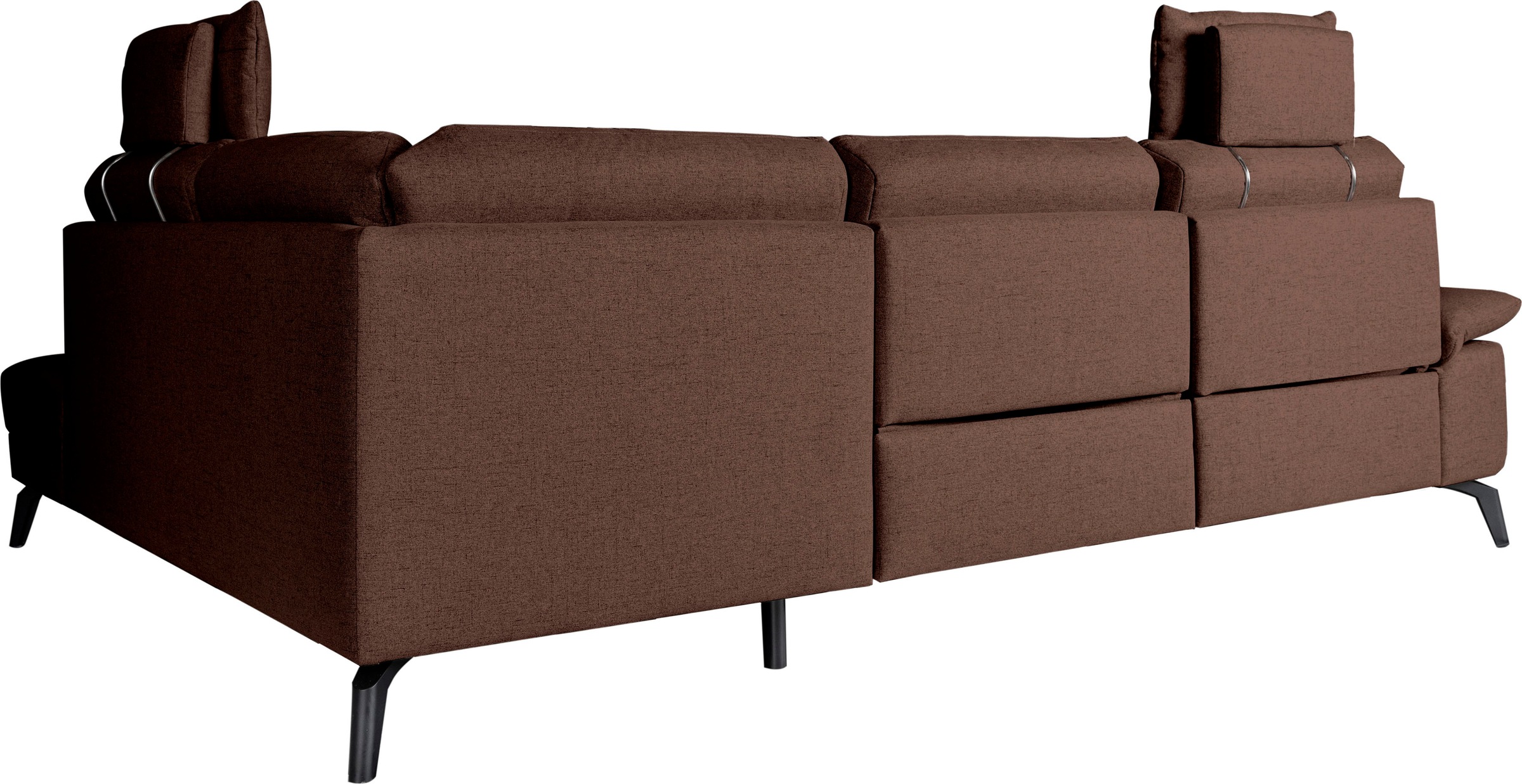 alina Ecksofa, inkl. Kopfstützen, wahlweise mit Relaxfunktion, Breite: 243 cm