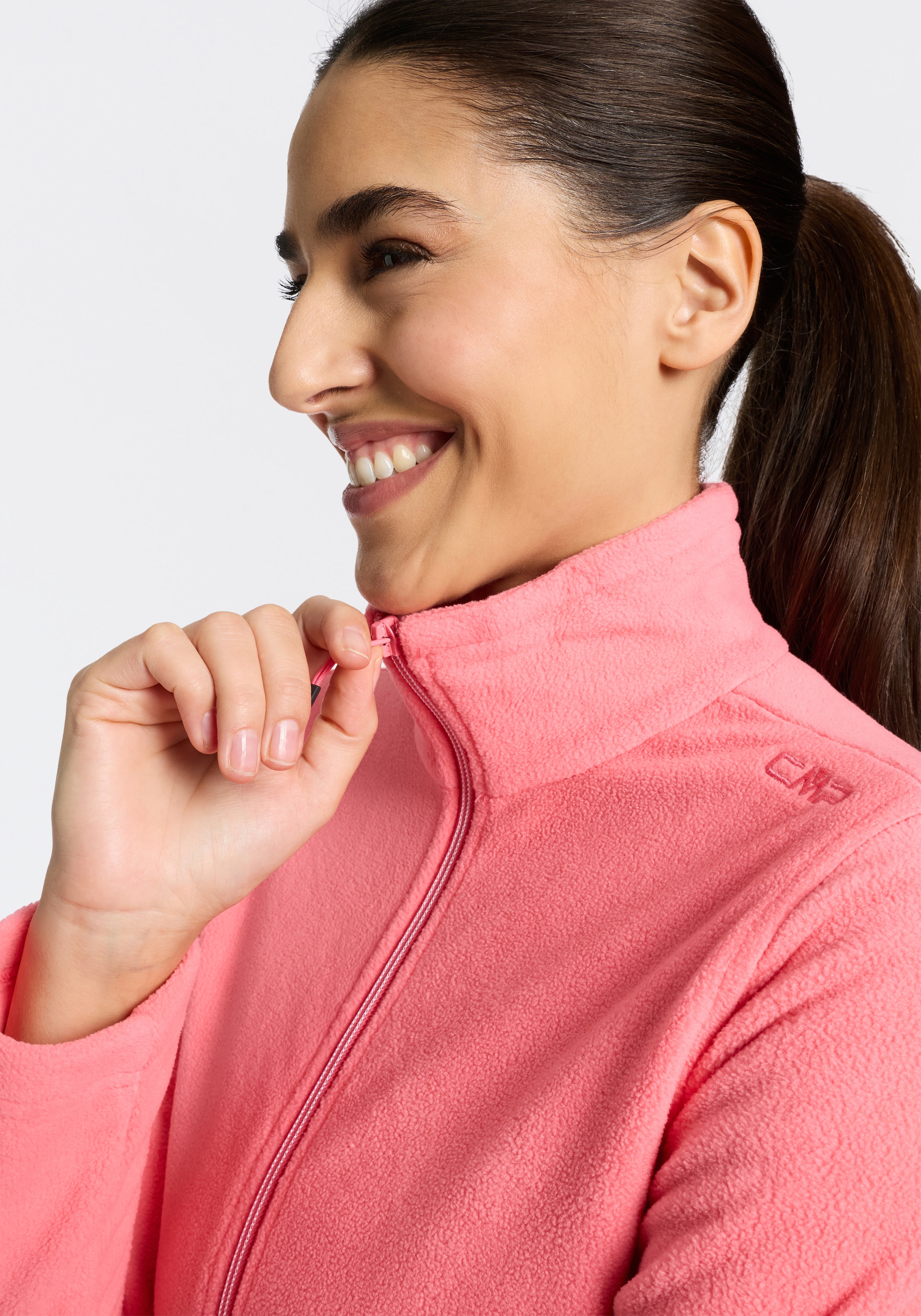 CMP Fleecejacke »WOMAN JACKET« wärmend, Übergangsjacke