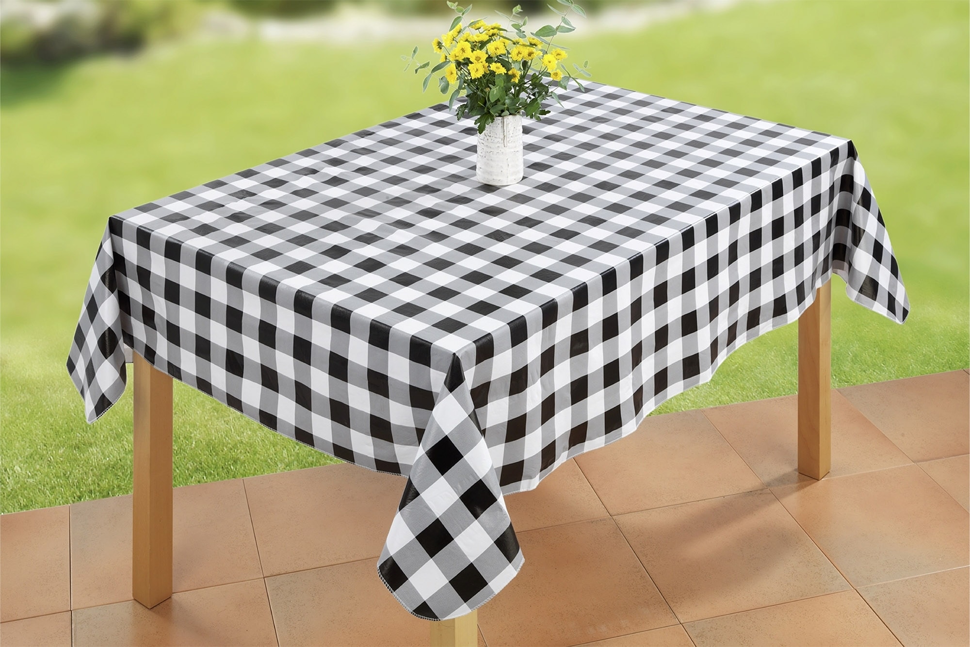 Maximex Tischdecke »Modell Karo rot«, abwaschbar, witterungsbeständig, ideal für Garten- und Campingtisch