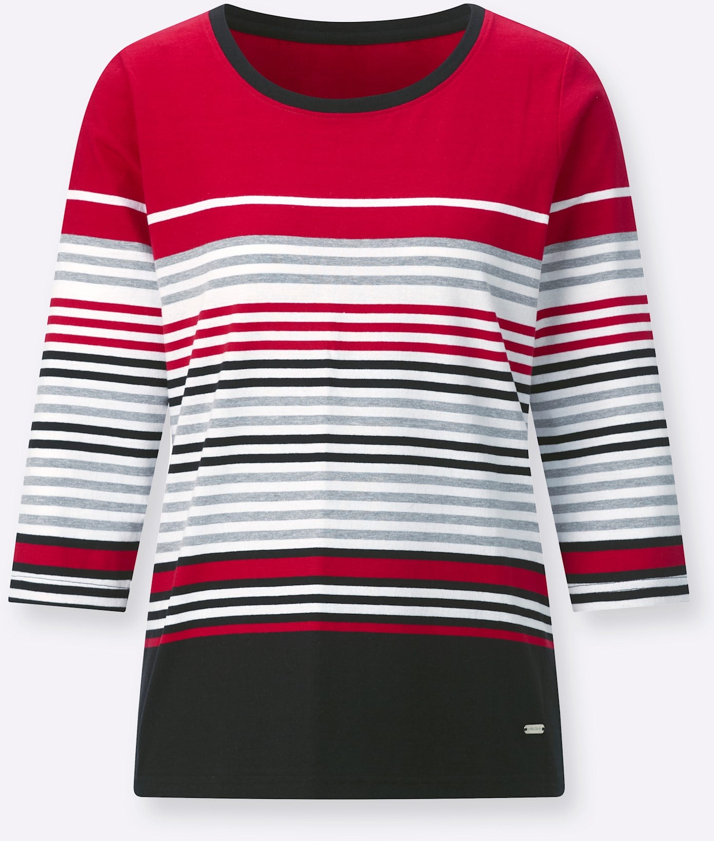 Casual Looks 3/4-Arm-Shirt »Rundhals-Shirt« 1