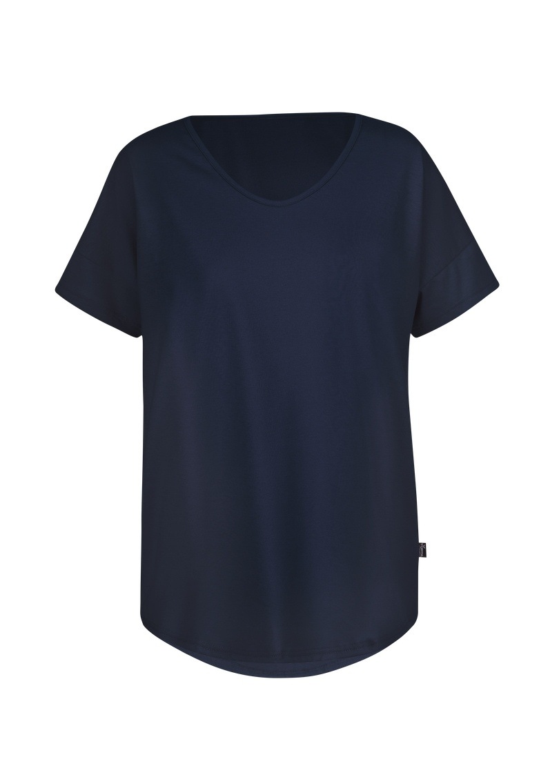 Trigema T-Shirt »TRIGEMA Oversized T-Shirt mit V-Ausschnitt«, (1 tlg.)