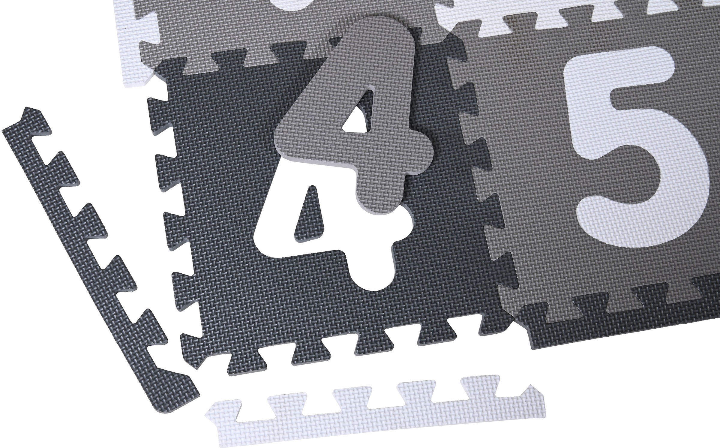 Knorrtoys® Puzzle »Alphabet + Zahlen, grau-weiß«, Puzzlematte, Bodenpuzzle  bestellen bei OTTO