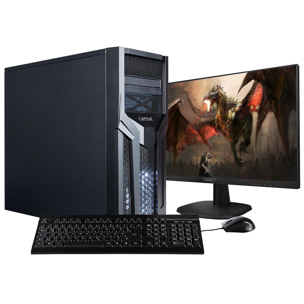 CAPTIVA Gaming-PC-Komplettsystem »Advanced Gaming R54-515 TFT Bundle«