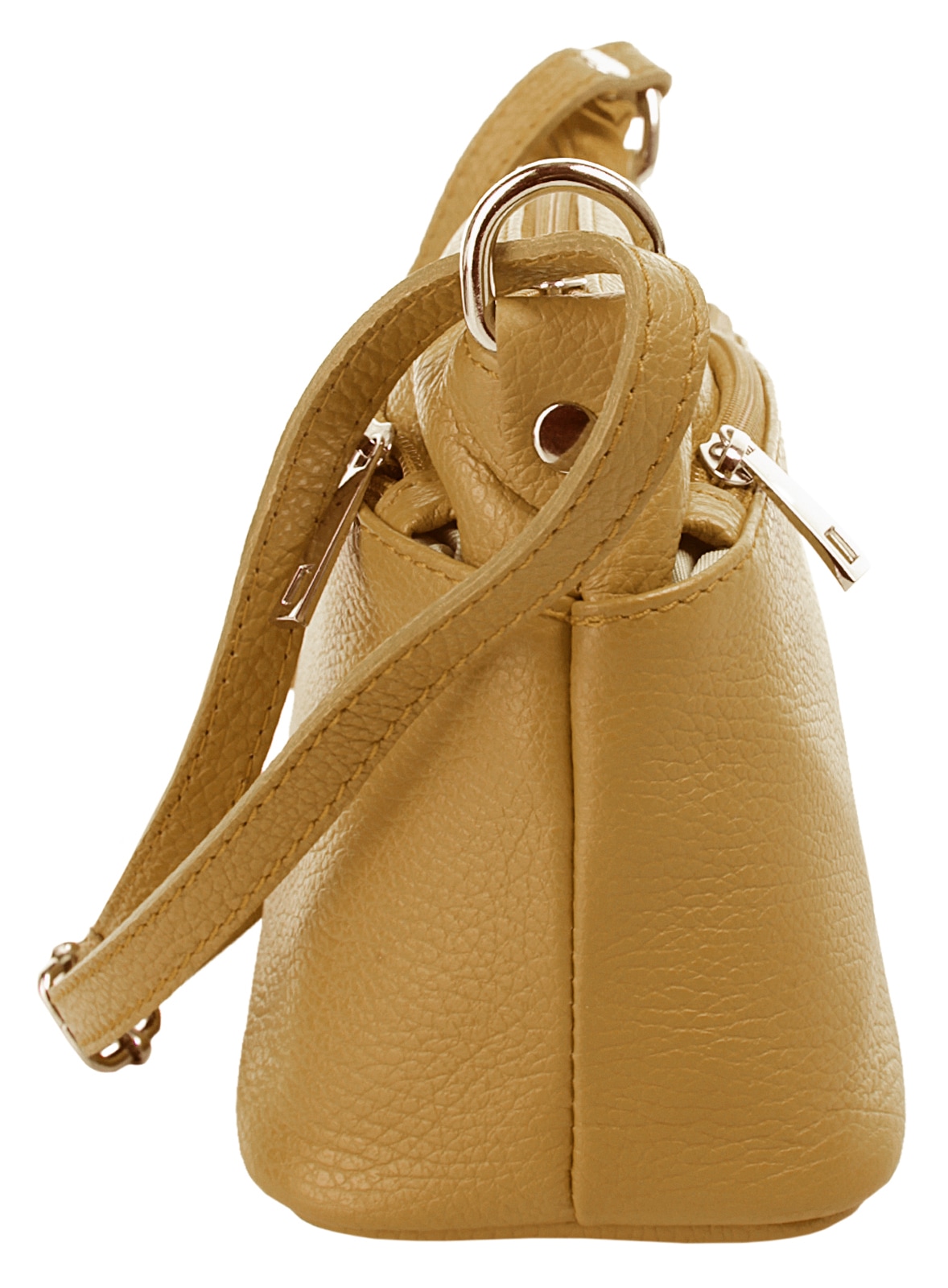 Cluty Umhängetasche, echt Leder, Made in Italy