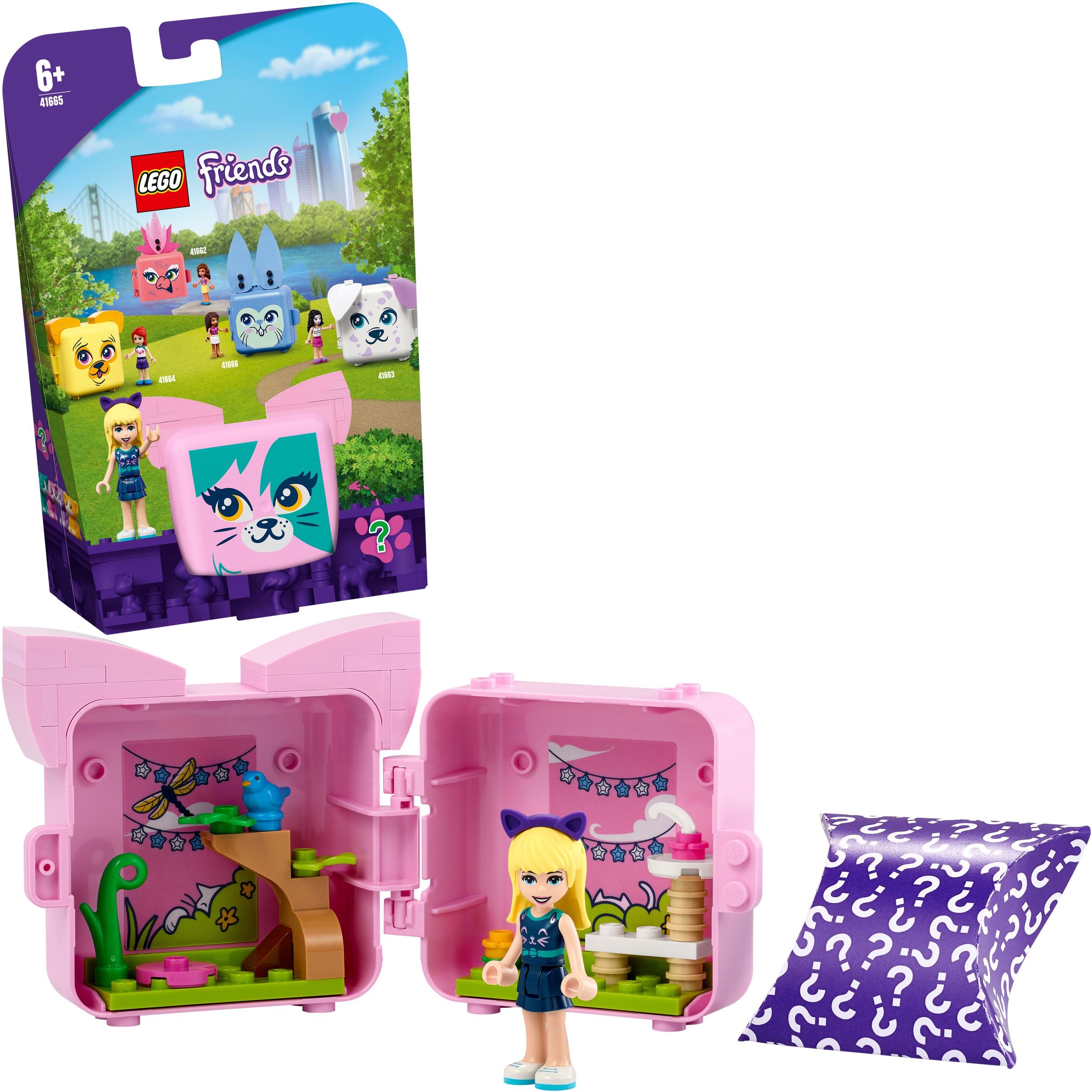 Lego Konstruktionsspielsteine Stephanies Katzen Wurfel 41665 Lego Friends 46 St Made In Europe Online Kaufen Otto