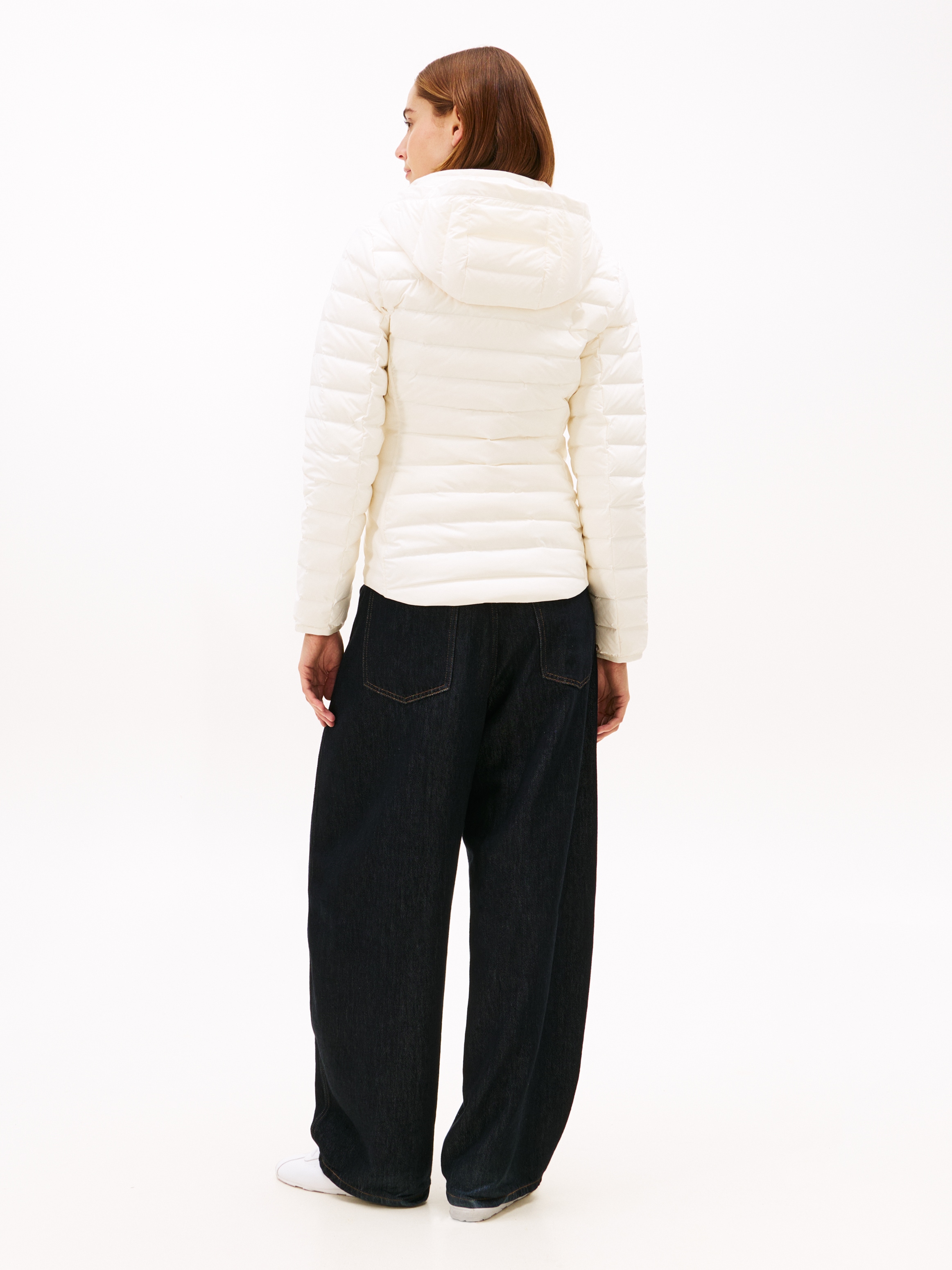 Tommy Hilfiger Steppjacke »STRETCH NYLON LW DOWN JACKET« mit Kapuze