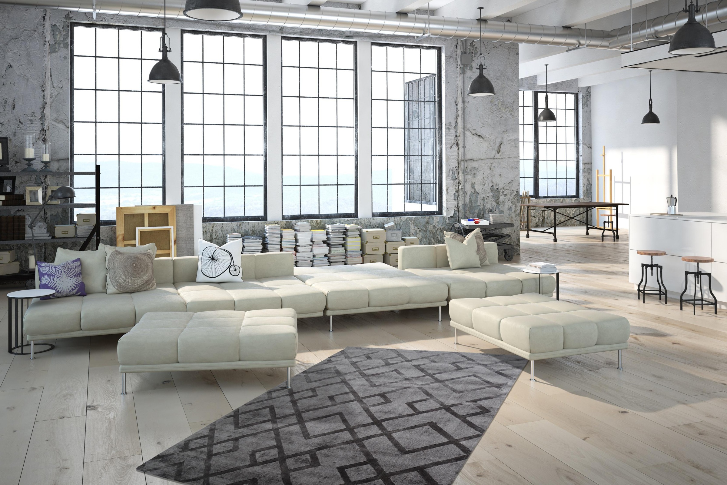 Kayoom Teppich »Luxury 310«, rechteckig, 13 mm Höhe, Wohnzimmer