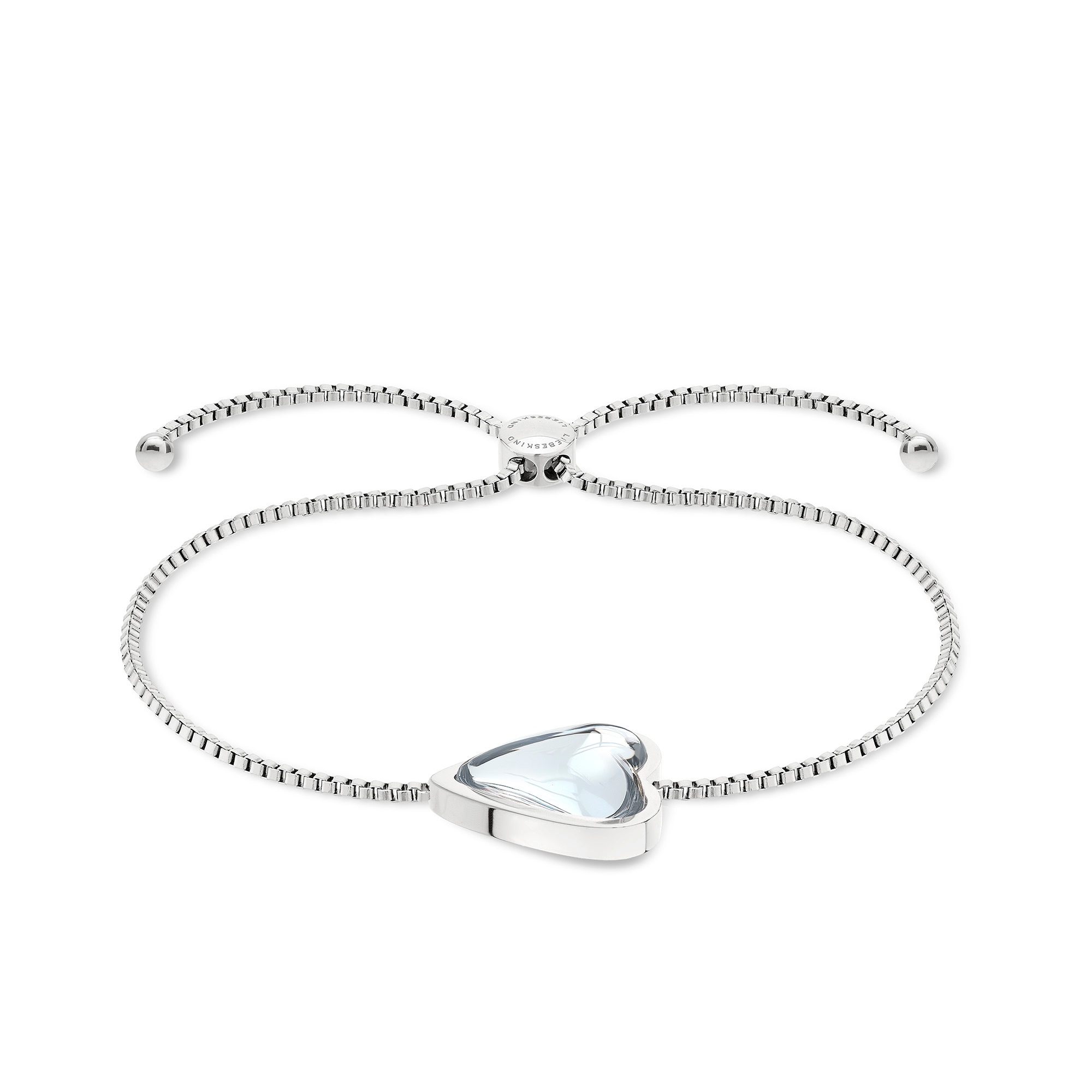 Liebeskind Berlin Edelstahlarmband »Schmuck Geschenk Armkette Glass Heart« mit Glasstein