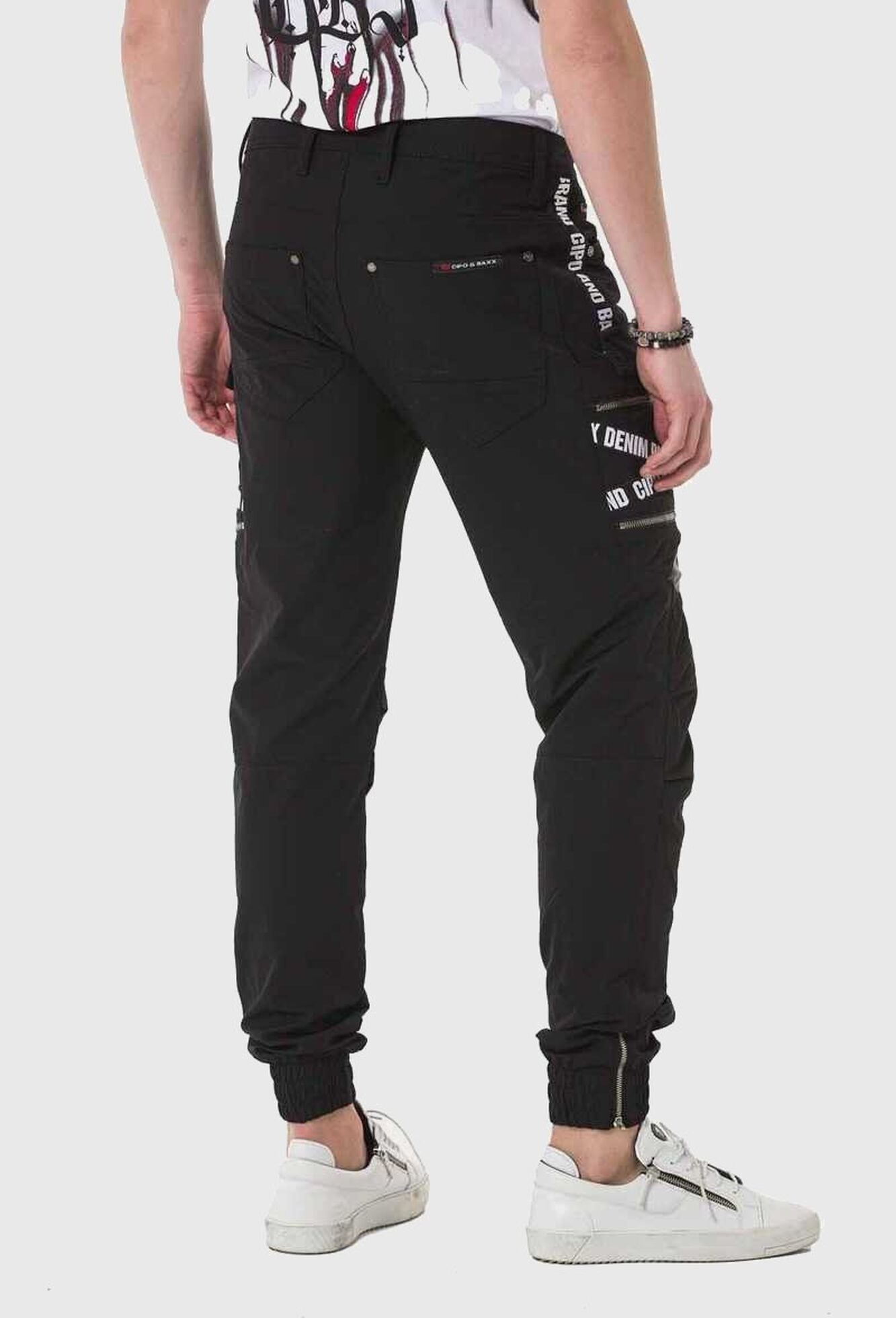 Cipo & Baxx Cargohose »Cipo & Baxx Hose«  mit Trendigen Markenschriftzügen