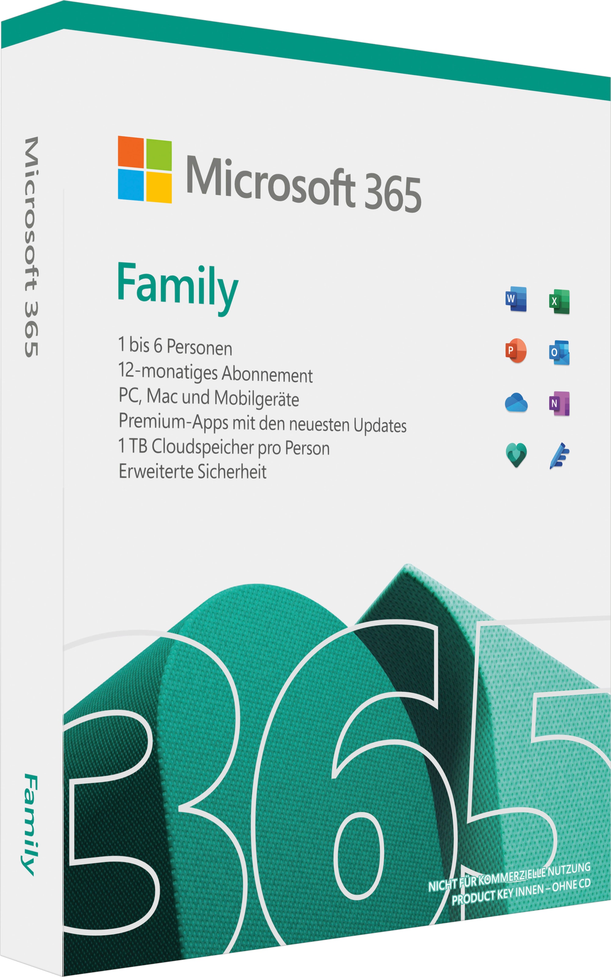 Officeprogramm »original Microsoft 365 Family für bis zu 6 Personen«,...
