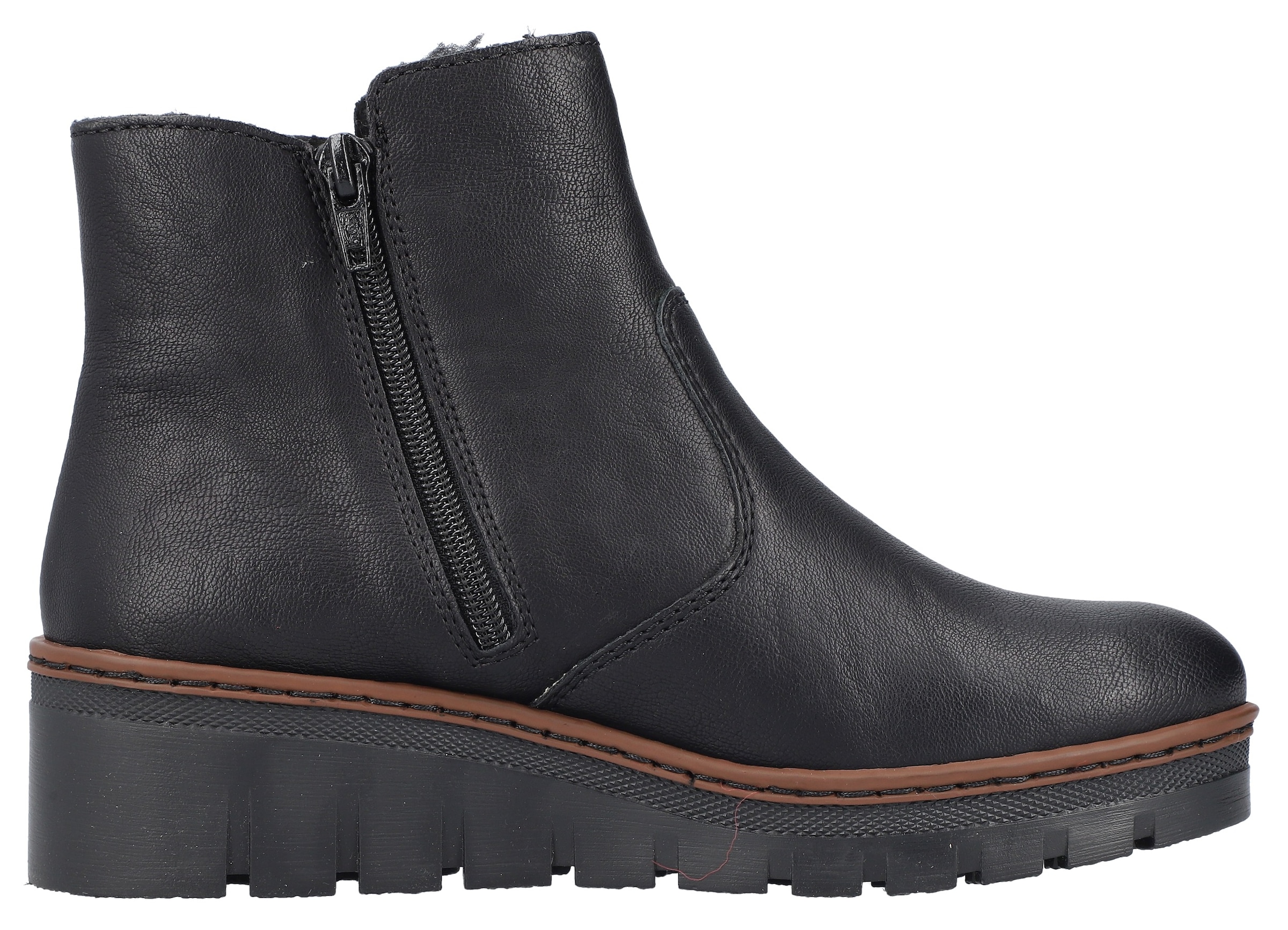 Rieker Winterstiefelette, mit modischem 4,5 cm Keilabsatz