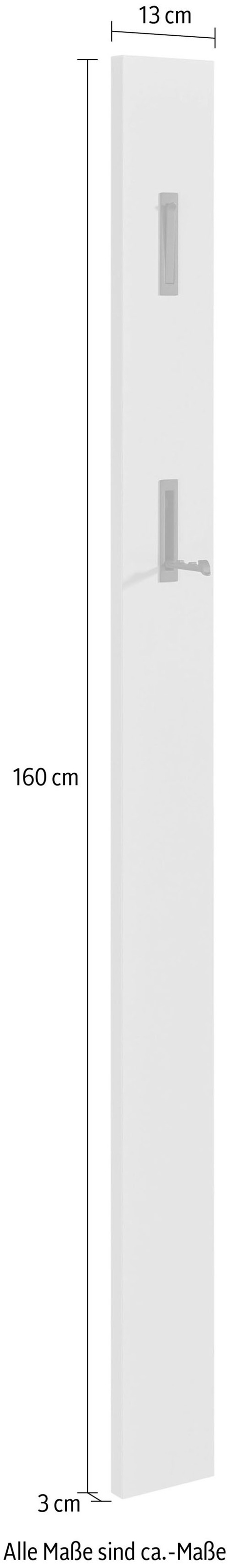 set one by Musterring Garderobenpaneel »reno-Dielen« Schlankes Design, in 2 Farben erhältlich, 13 x 160 x 3cm, platzsparend