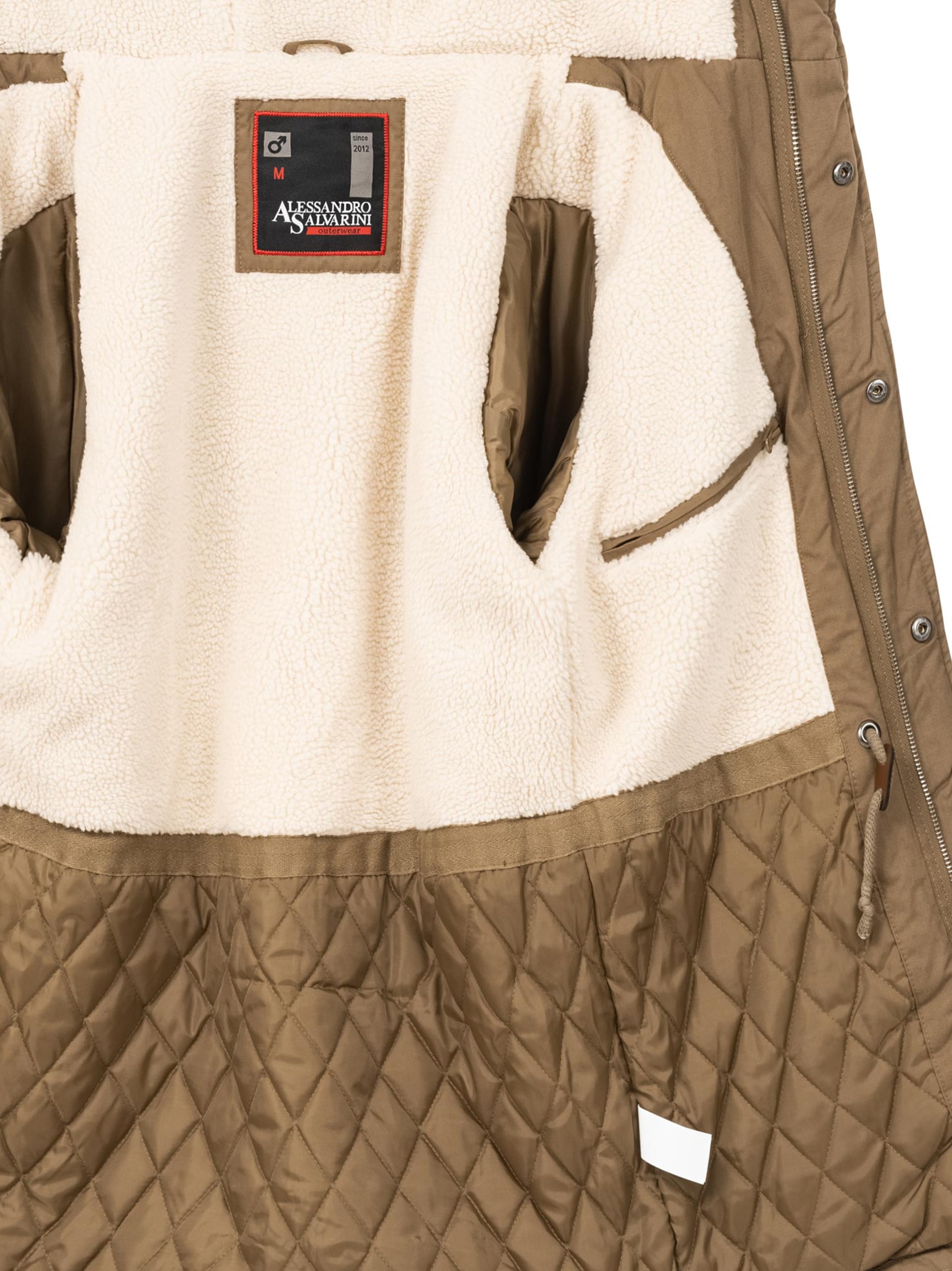 Alessandro Salvarini Winterjacke »A. Salvarini Herren Winter Parka AS138«