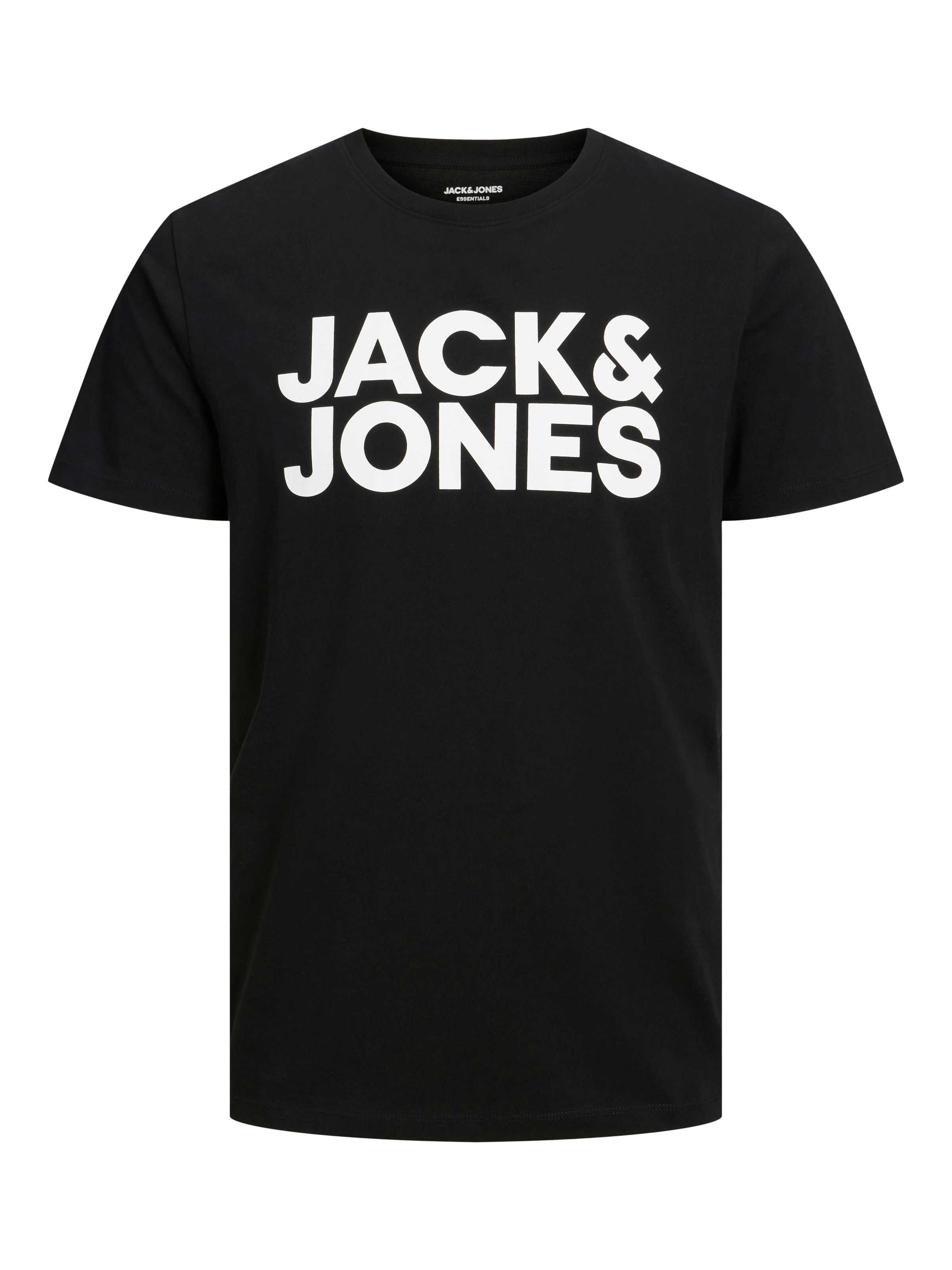 Jack & Jones Rundhalsshirt »JJECORP mit Logo-Print und klassischem Rundhals« Baumwolle, regular fit
