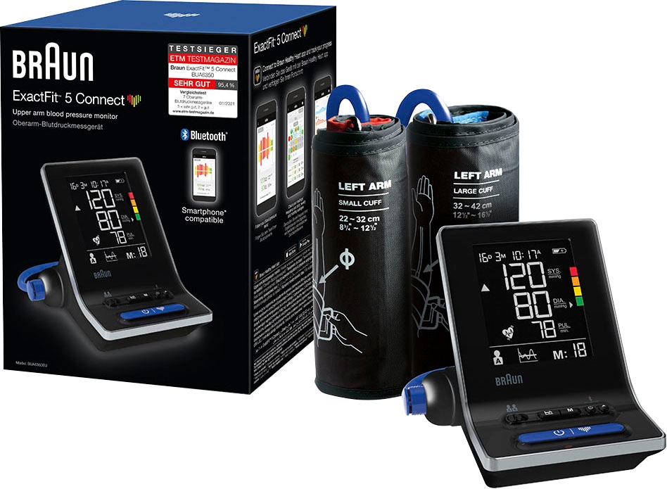 Oberarm-Blutdruckmessgerät »ExactFit™ 5 Connect Intelligentes Blutdruckmessgerät -...
