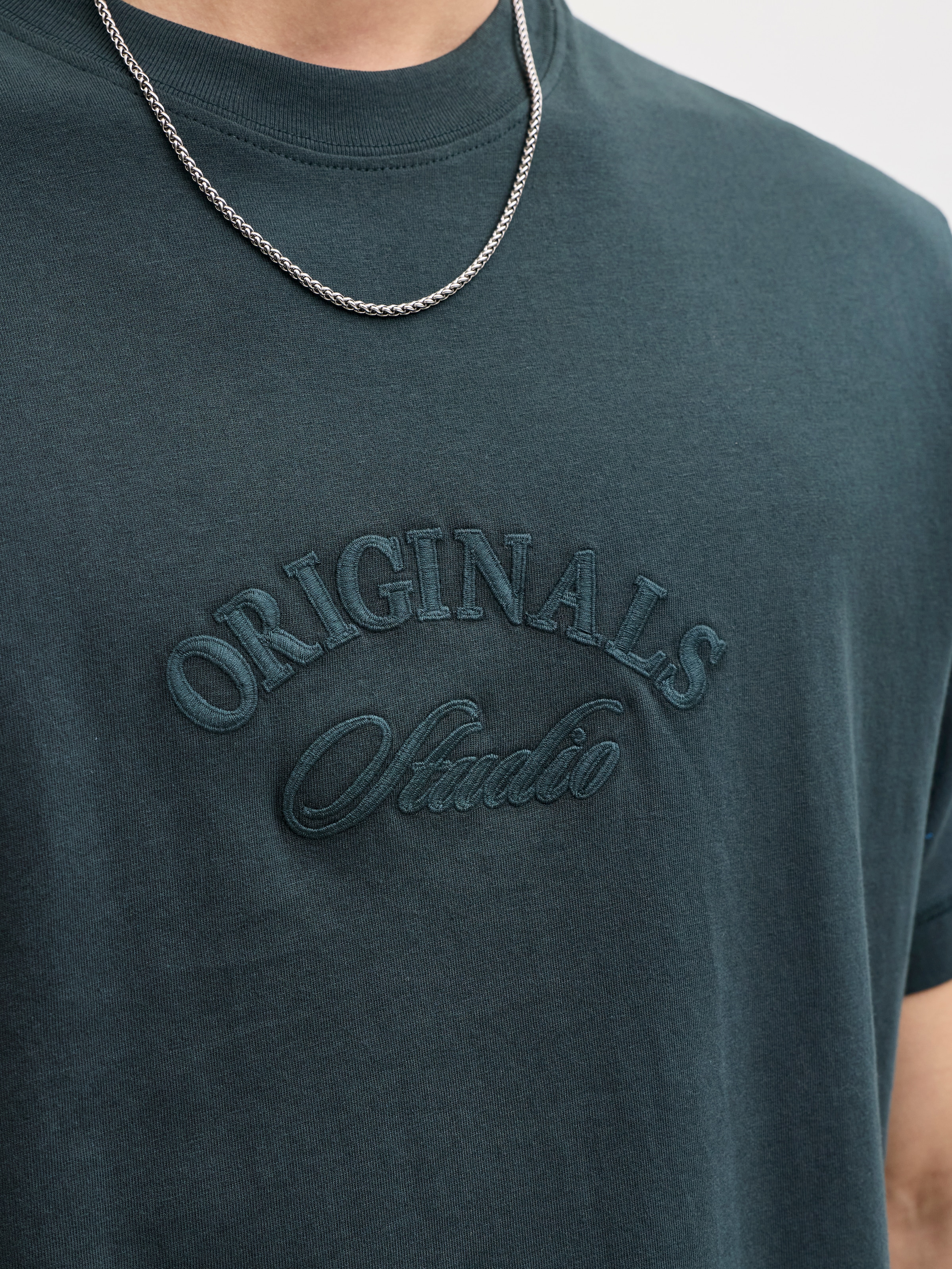 Jack & Jones T-Shirt »JORBLEECKER BRANDING TEE SS CN«