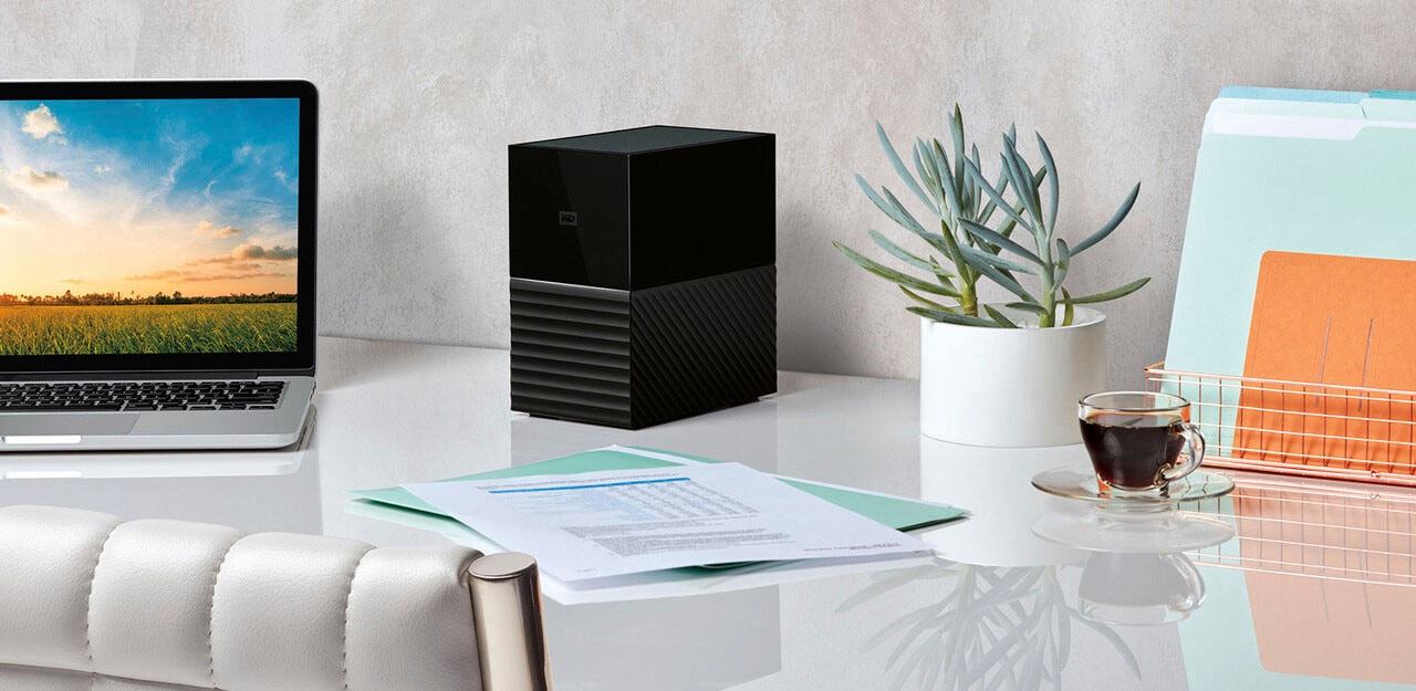 WD externe HDD-Festplatte »My Book Duo 36TB«, Anschluss USB 3.0-USB 3.1 Gen-1