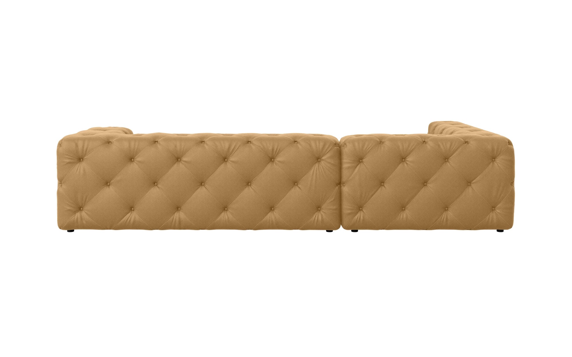 Places of Style Ecksofa »FOLLINA«, L-Form, mit klassischer Chesterfield-Knopfheftung