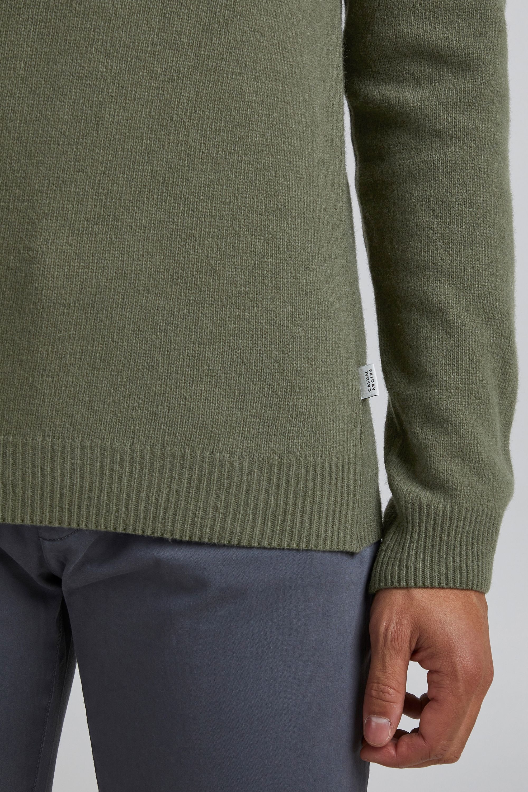 Casual Friday Strickfleece-Pullover »Strickpullover CFKarl«
