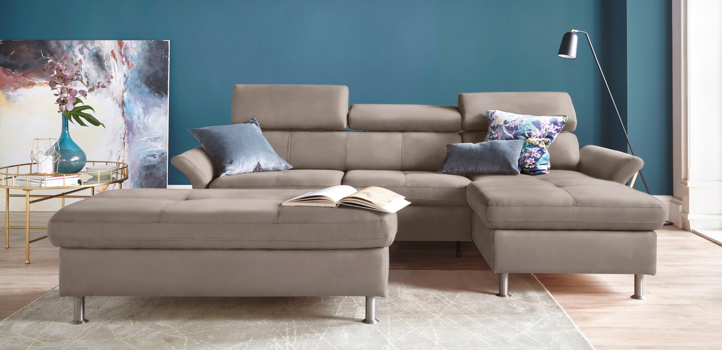 exxpo - sofa fashion Hocker »Maretto Bankhocker mit tollem Sitzkomfort«, praktisches Staufach unter der Sitzfläche