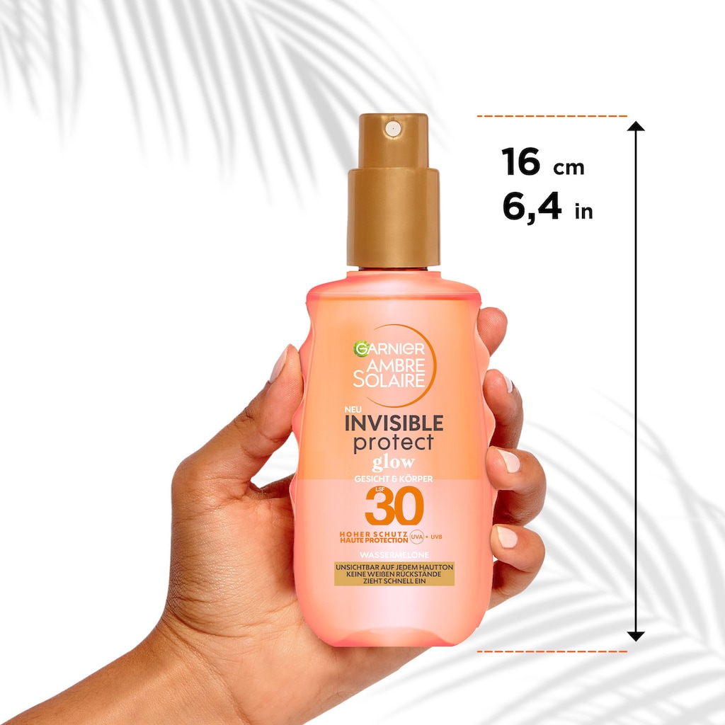 GARNIER Sonnenschutzspray »Invisible Protect Glow LSF30«