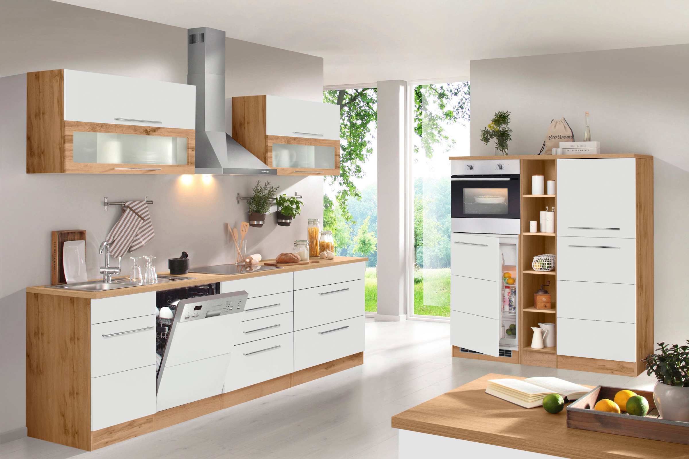 KOCHSTATION Klapphängeschrank »KS-Wien«, Breite 110 cm