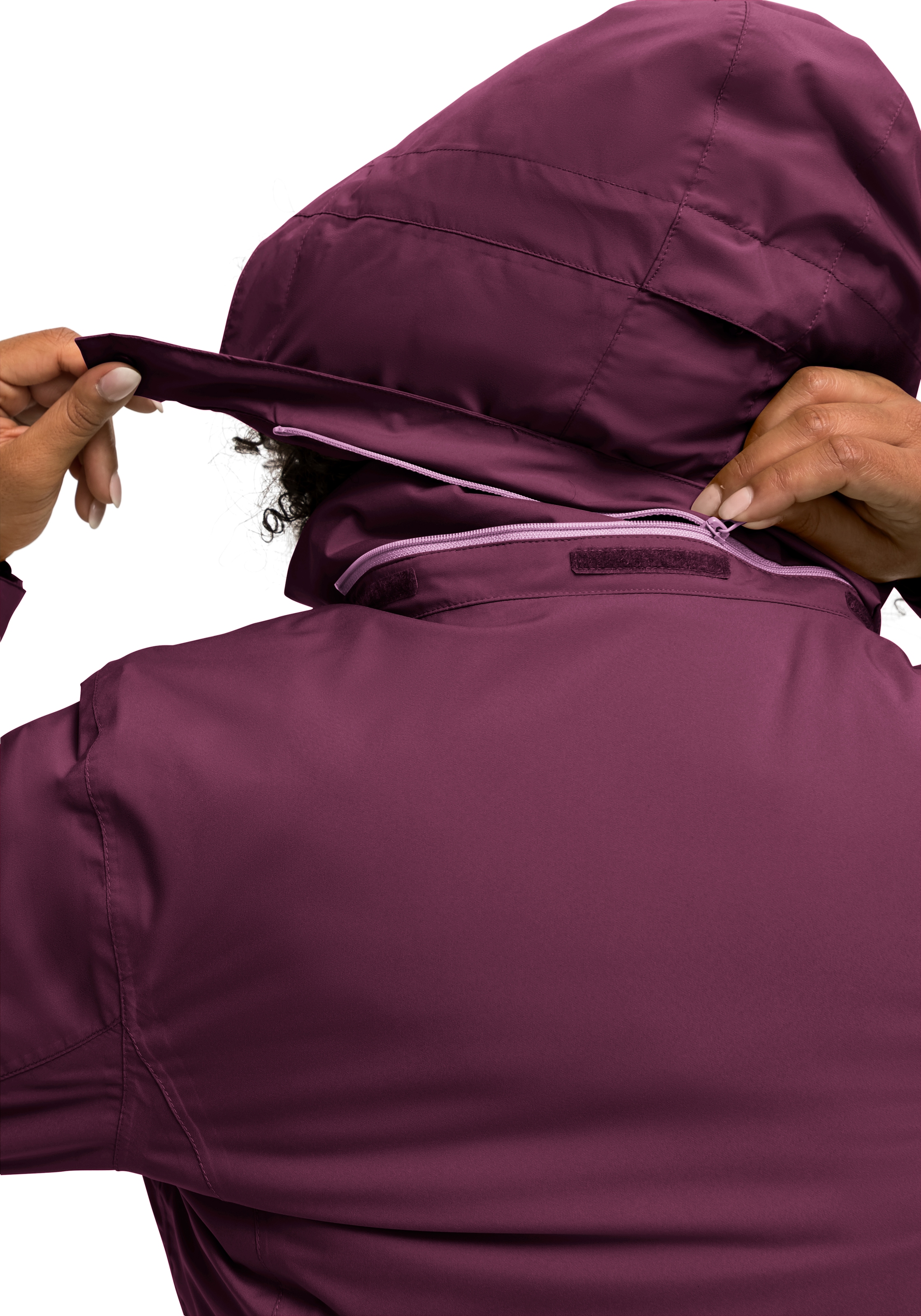 Maier Sports Outdoorjacke »Metor Therm Rec W«, Damen Regenjacke, atmungsaktiv wasserdicht, wattierte Funktionsjacke