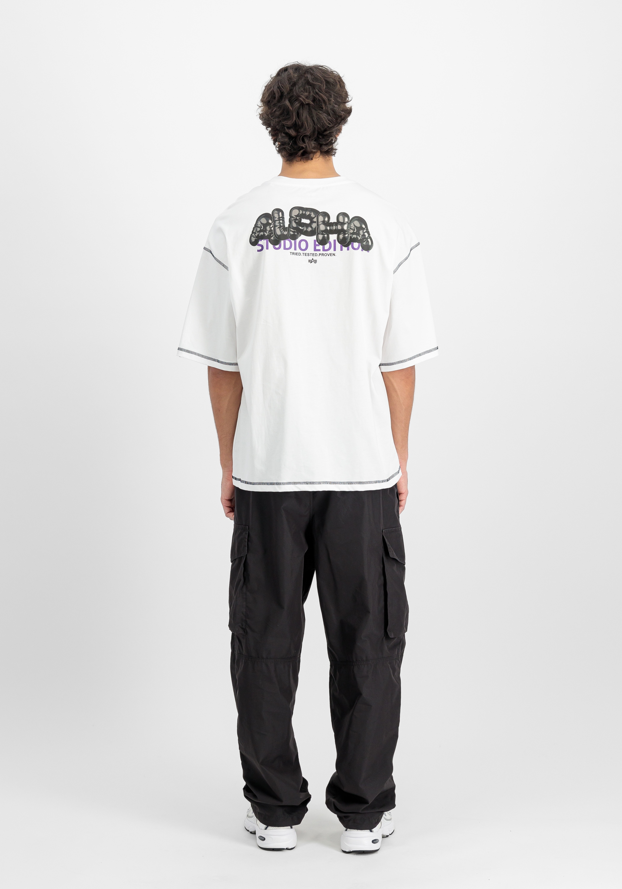Alpha Industries T-Shirt »Studio Bubble Backprint T-Shirt«