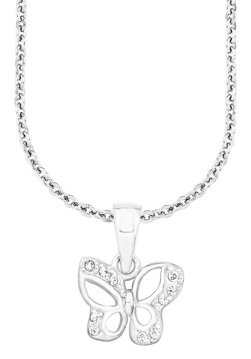 Amor Kette mit Zirkonia im OTTO Online Shop »Schmetterling, 2021300«, Anhänger mit