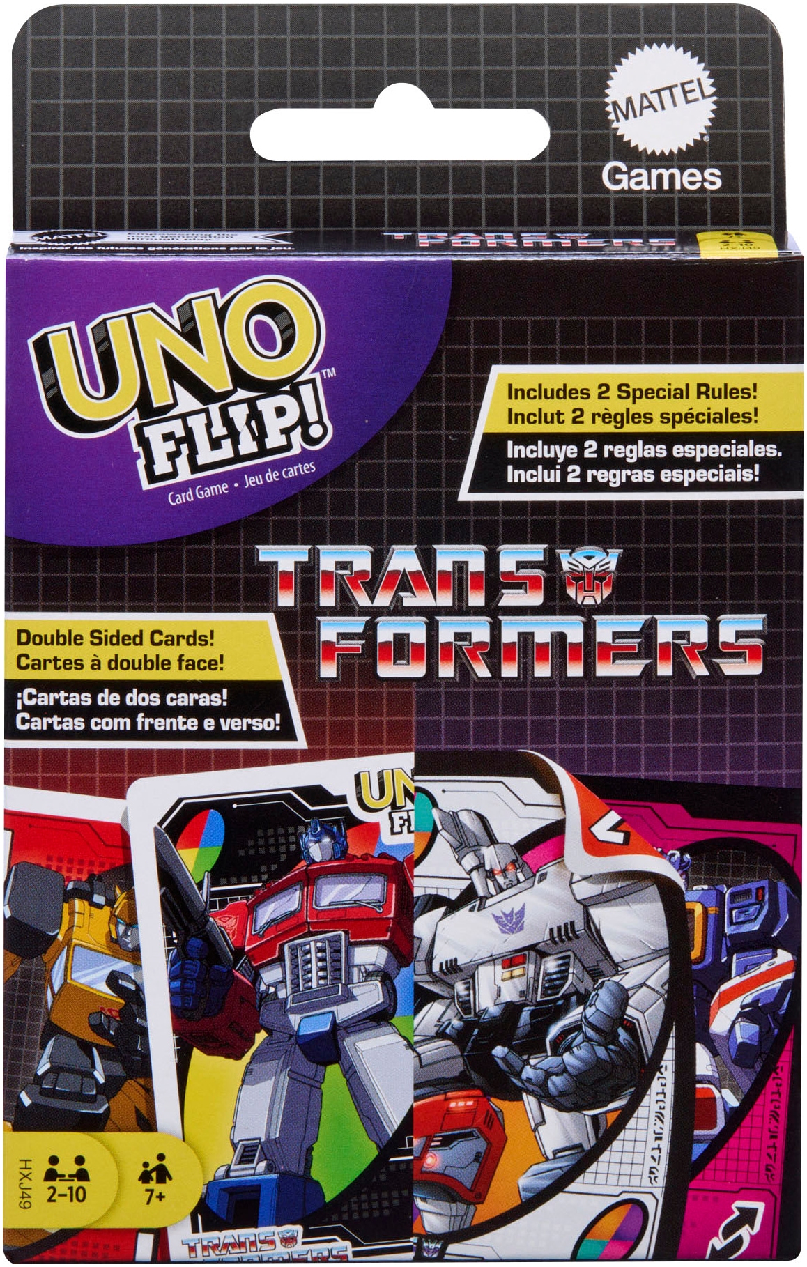 Mattel games Spiel »UNO Flip Transformers«