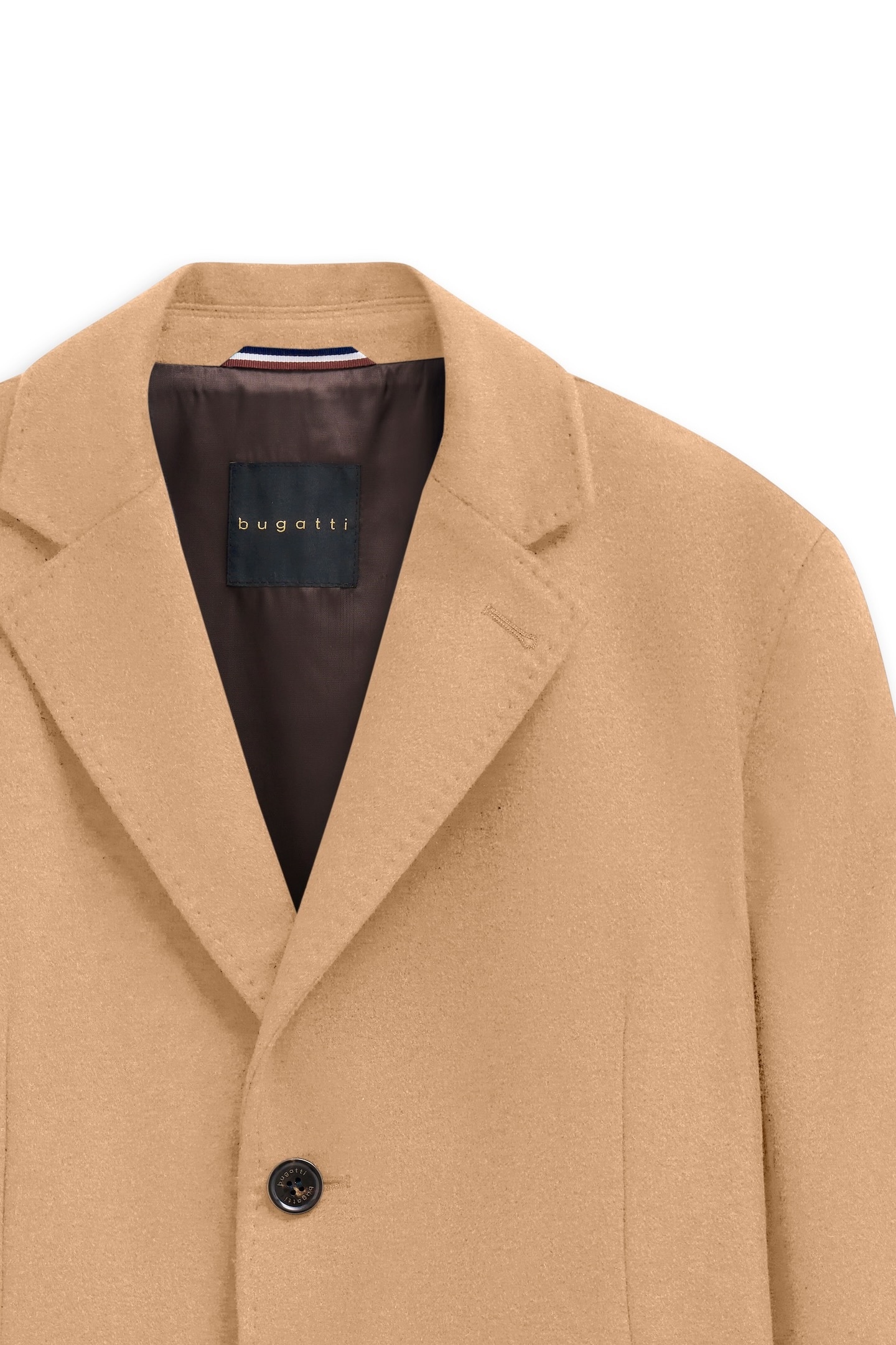 bugatti Kurzmantel »Kaschmir«, im Modern Fit mit Knopfleiste