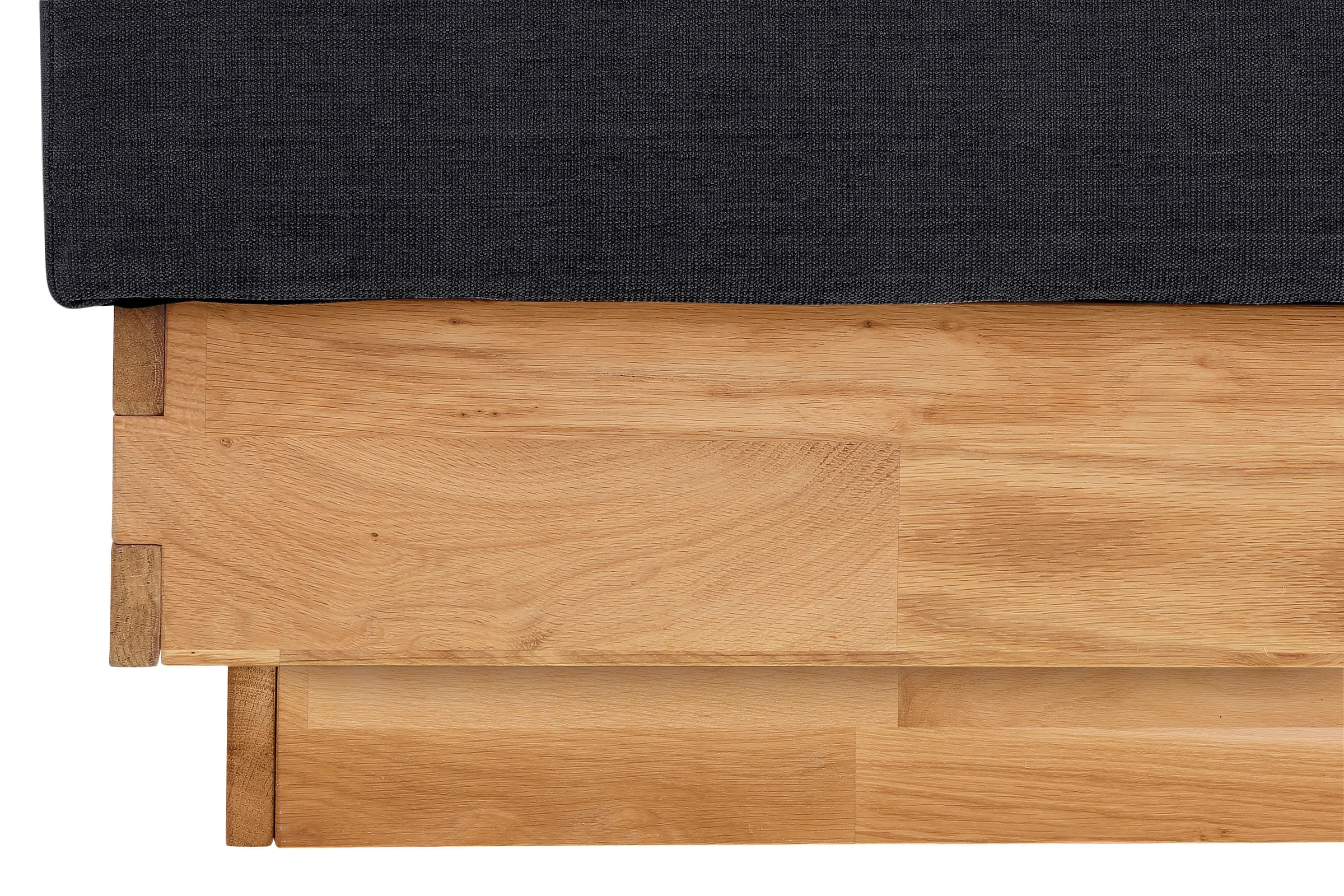 OTTO products Boxspringbett »Jenna« ohne LED-Beleuchtung, mit zertifizierten, recycelten Bezugsstoffen