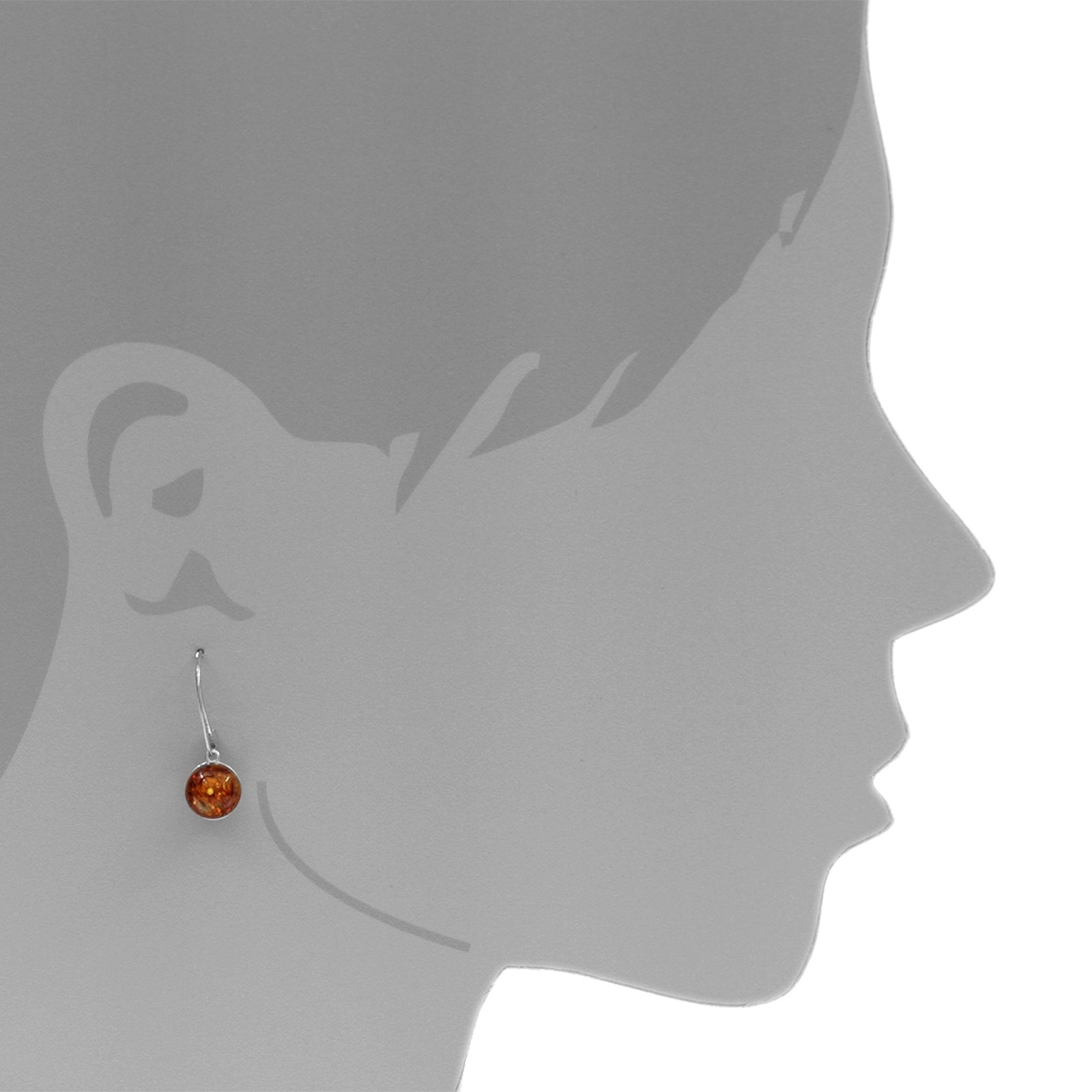 OSTSEE-SCHMUCK Paar Ohrhänger »- Dolores - Silber 925/000 - Bernstein«