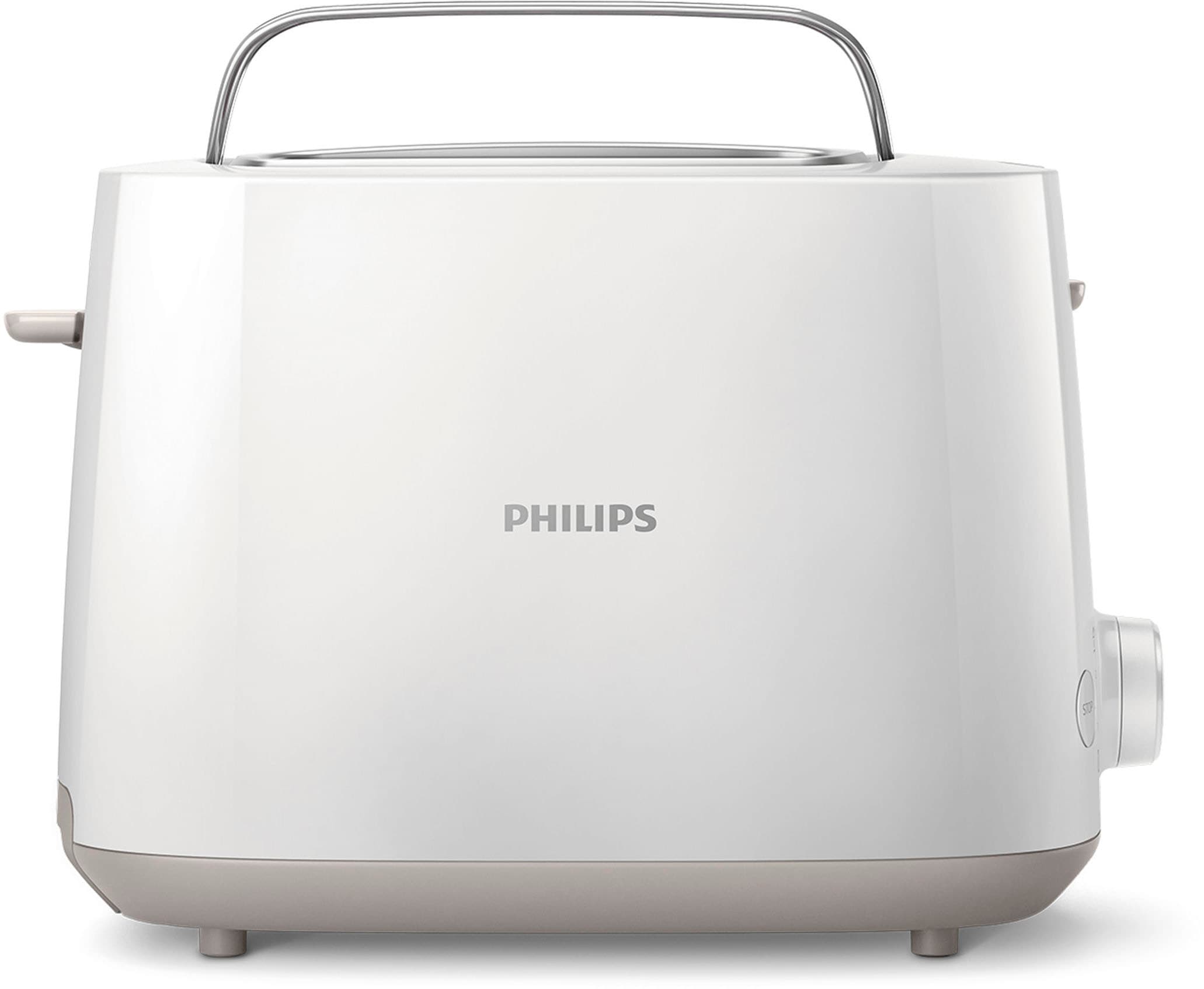 Philips Toaster »HD2581/00«, Schlitze, 2 W, bei Brötchenaufsatz, kurze OTTO weiss 830 integrierter