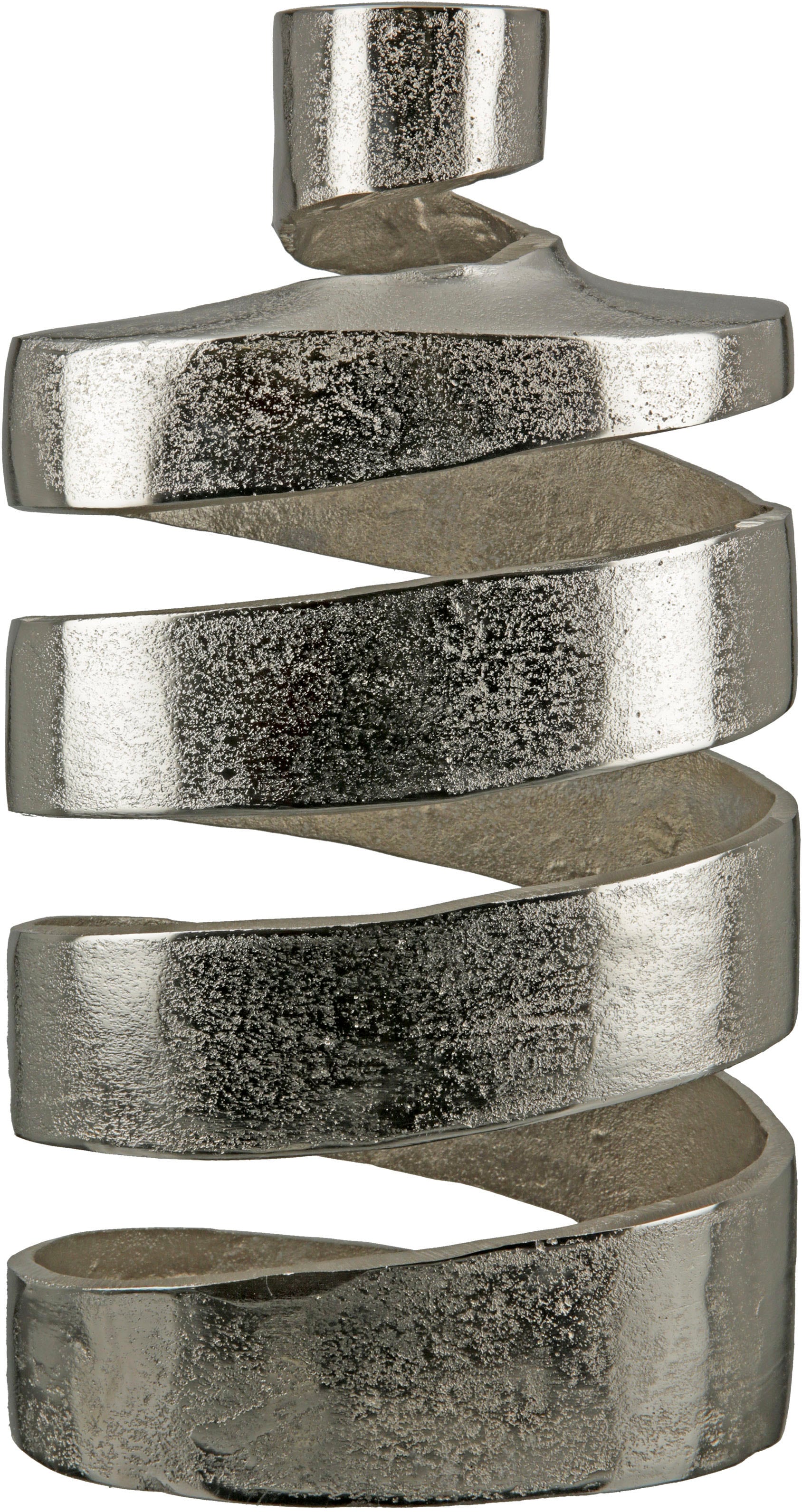 Dekovase »Twister«, aus Aluminium, Höhe ca. 35 cm