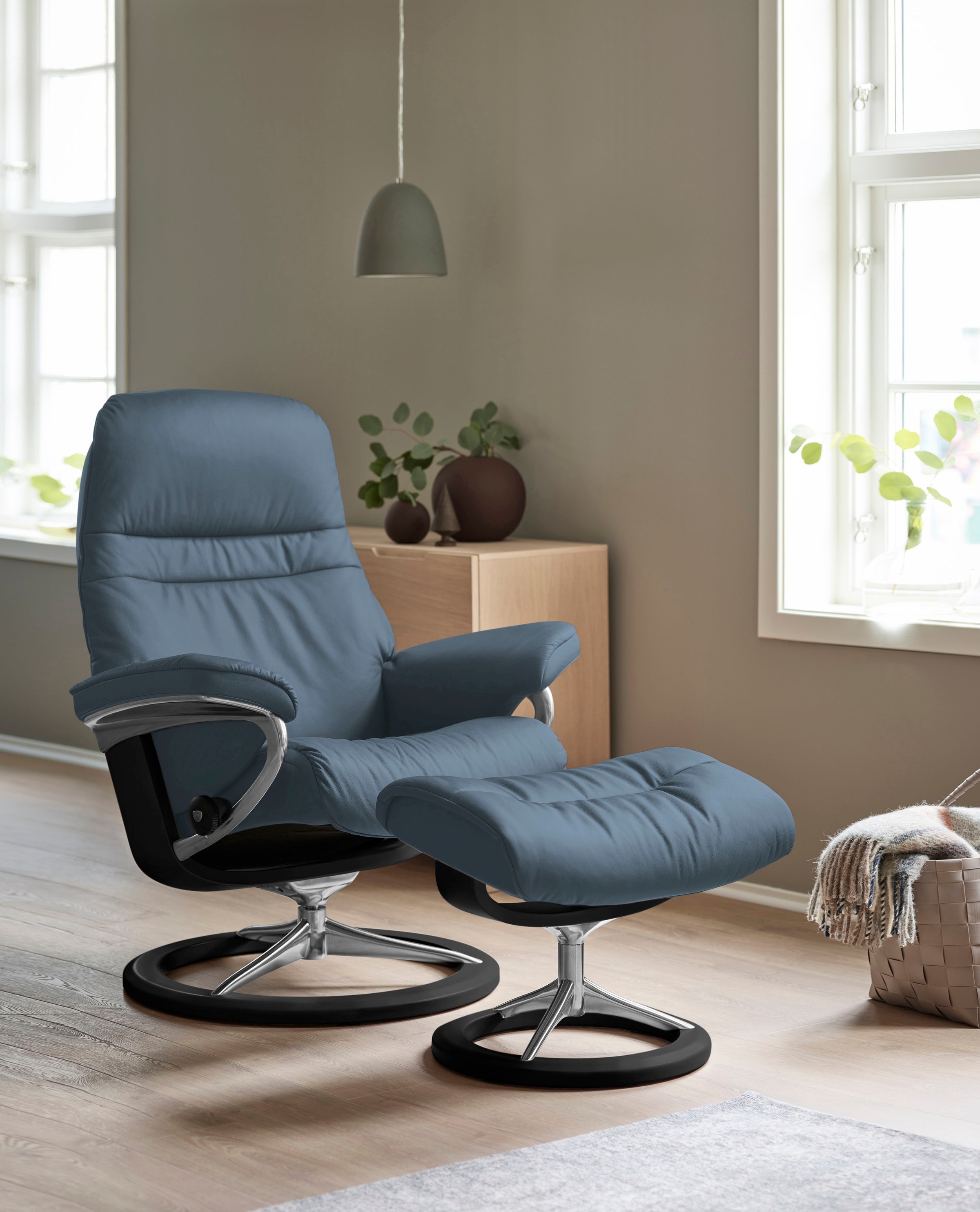 Stressless® Fußhocker »Sunrise«, mit Signature Base, Gestell Schwarz