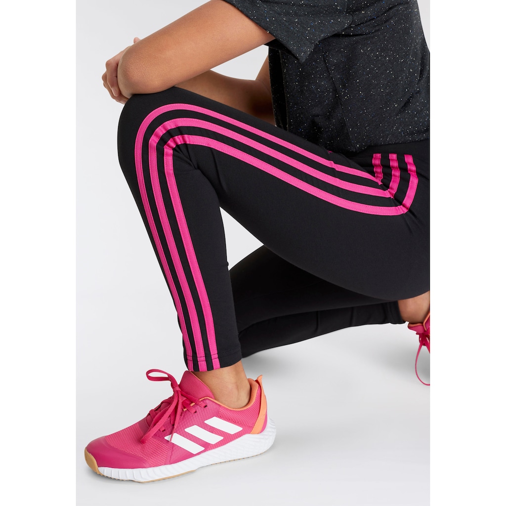 adidas Sportswear Leggings »ESSENTIALS 3-STREIFEN COTTON«, (1 tlg.)