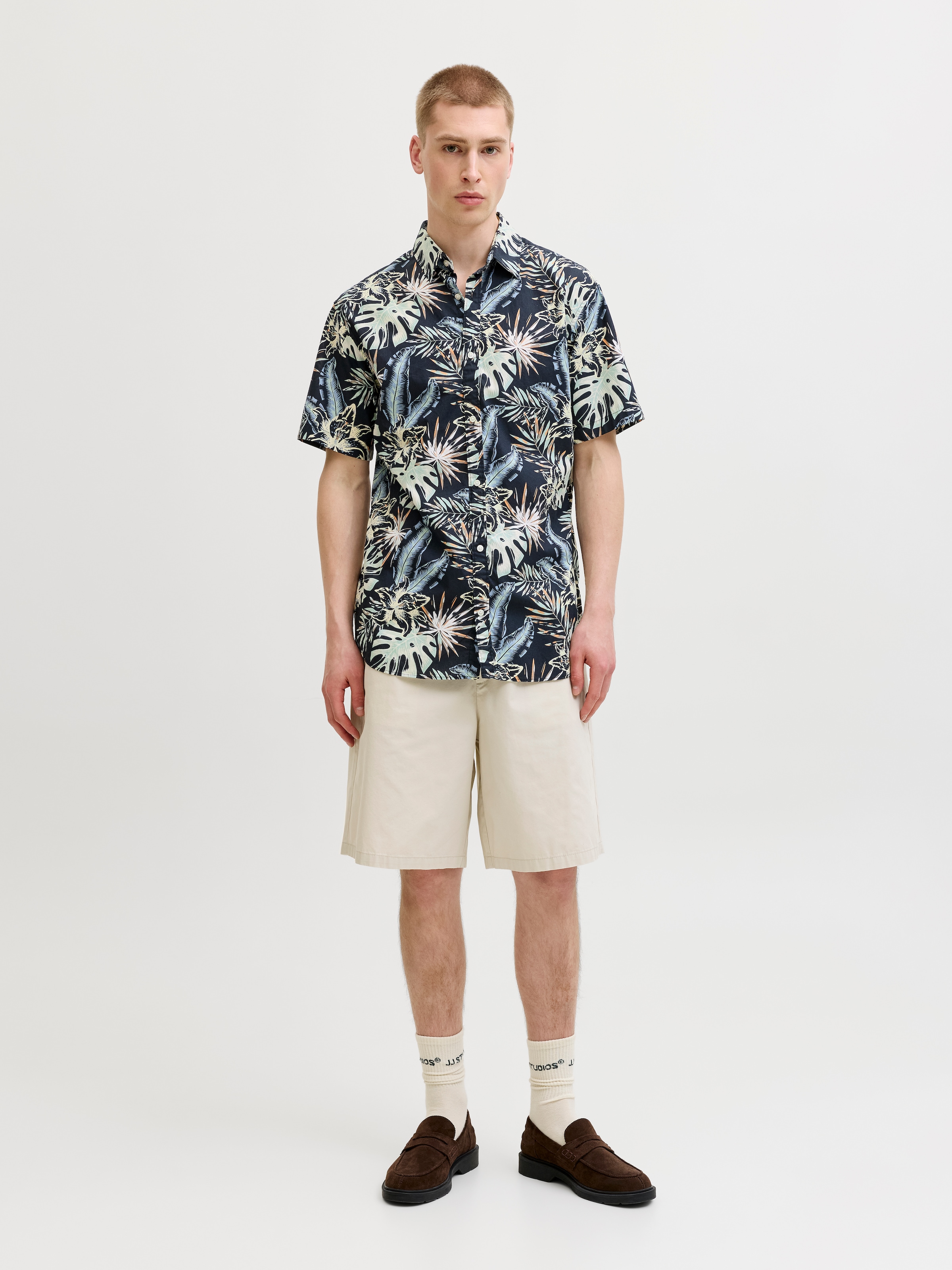 Jack & Jones Kurzarmhemd »JJHONOLULU AOP SHIRT SS«