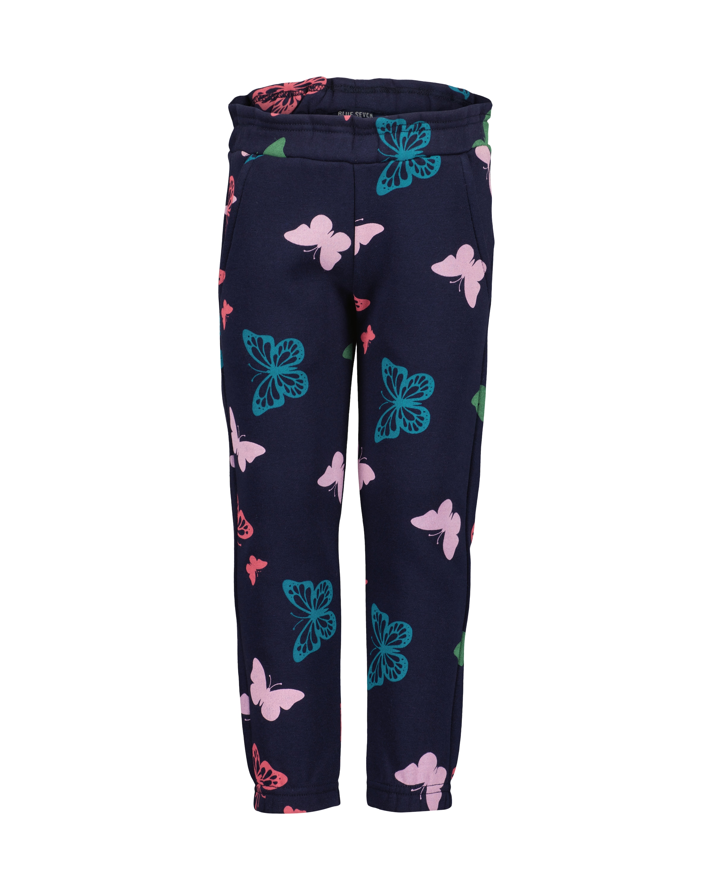 Blue Seven Mädchen Sweathose mit süßem Alloverprint in blau, Größe 122