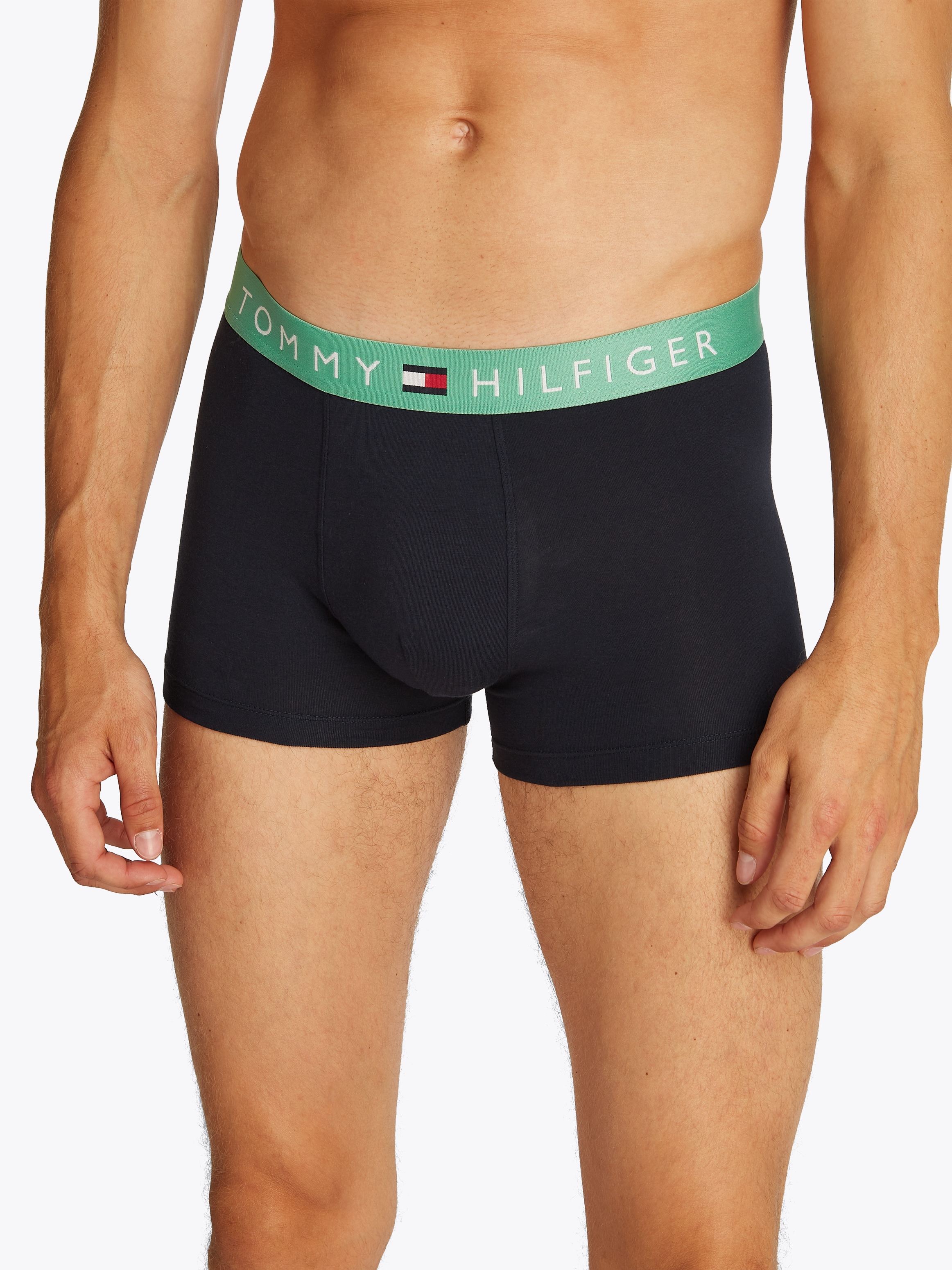 Tommy Hilfiger Underwear Trunk »5P TRUNK WB«, (Packung, 5 St., 5er), mit Logobund