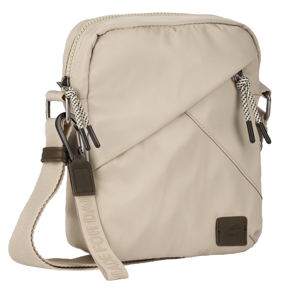 camel active Umhängetasche »Aurum« aus recyceltem Polyester in Nylonstruktur, leicht & mit feinen Details