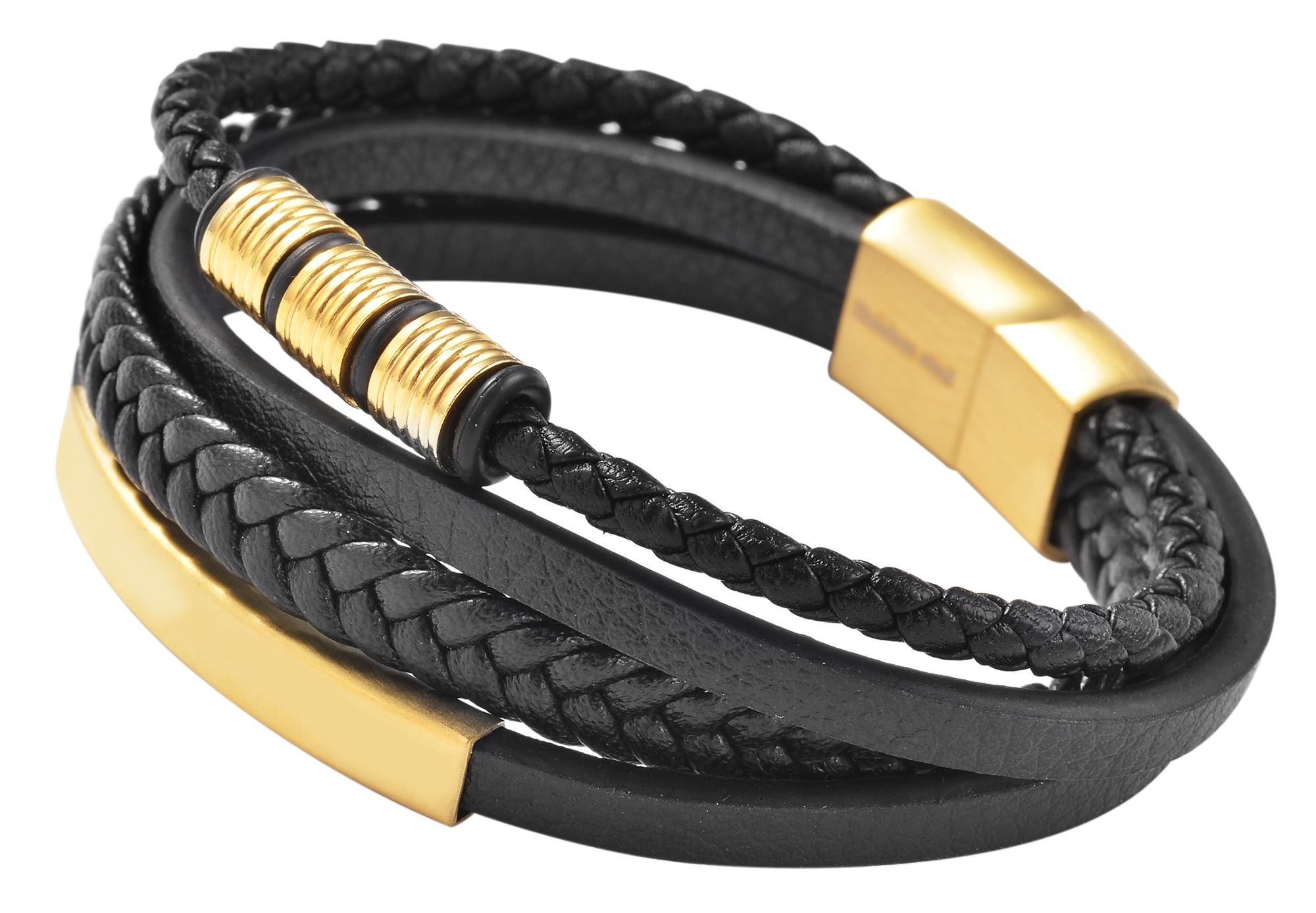 Adelia´s Lederarmband »Unisex Armband ¿ Lederarmband aus Leder 23 cm«
