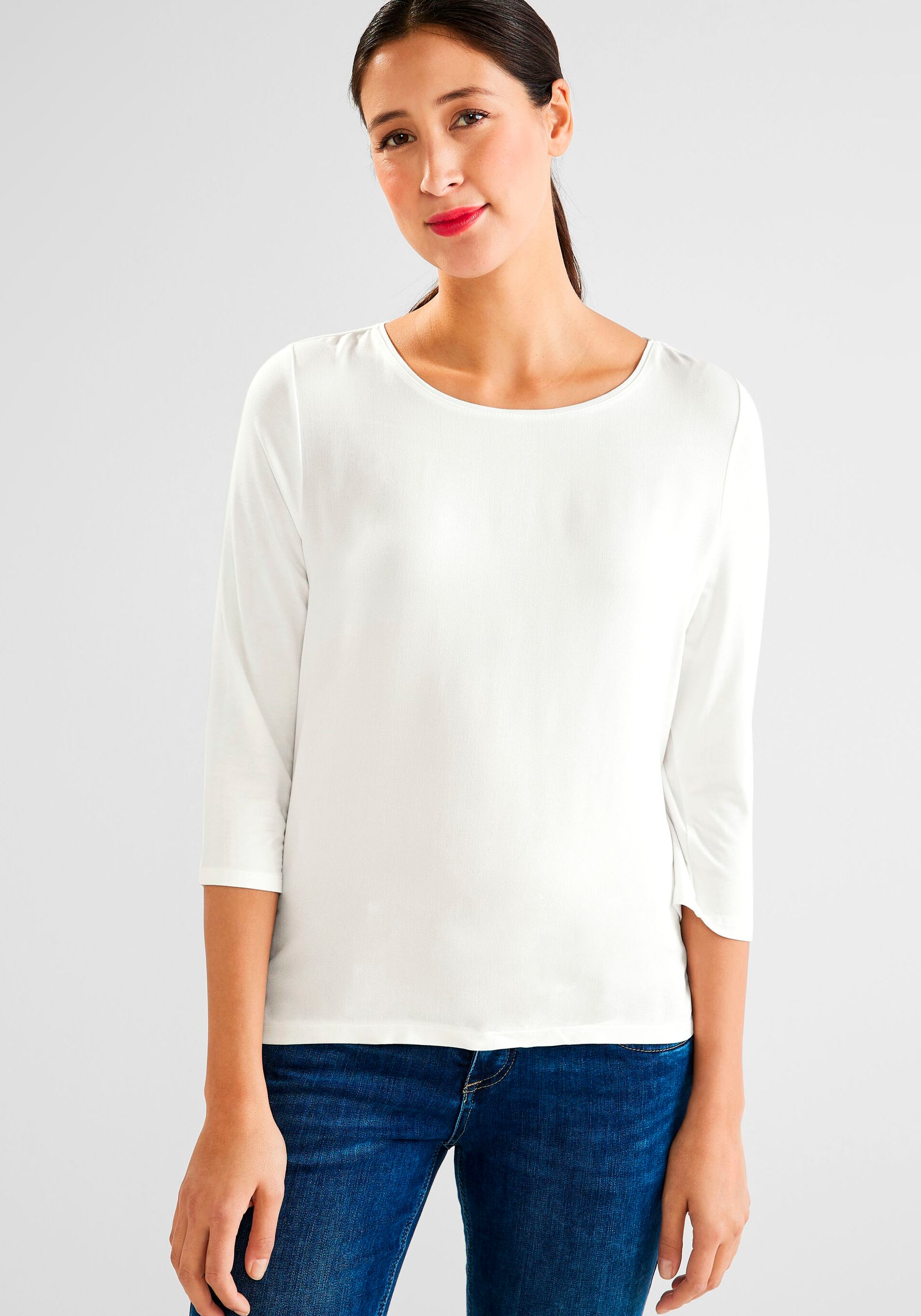 mit »STYLE EVI«, 3/4-Arm-Shirt STREET bei ONE Rundhalsausschnitt OTTOversand