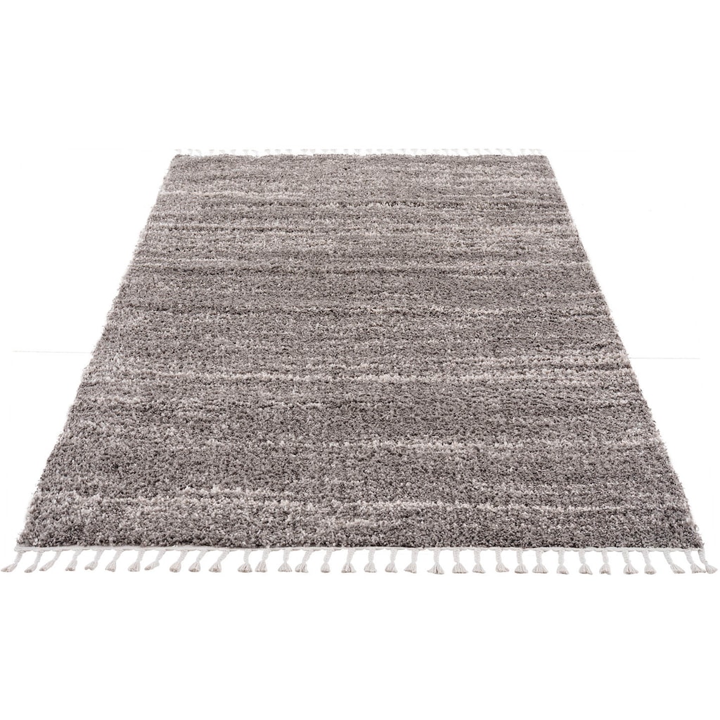 Carpet City Hochflor-Teppich »Pulpy 524«, rechteckig