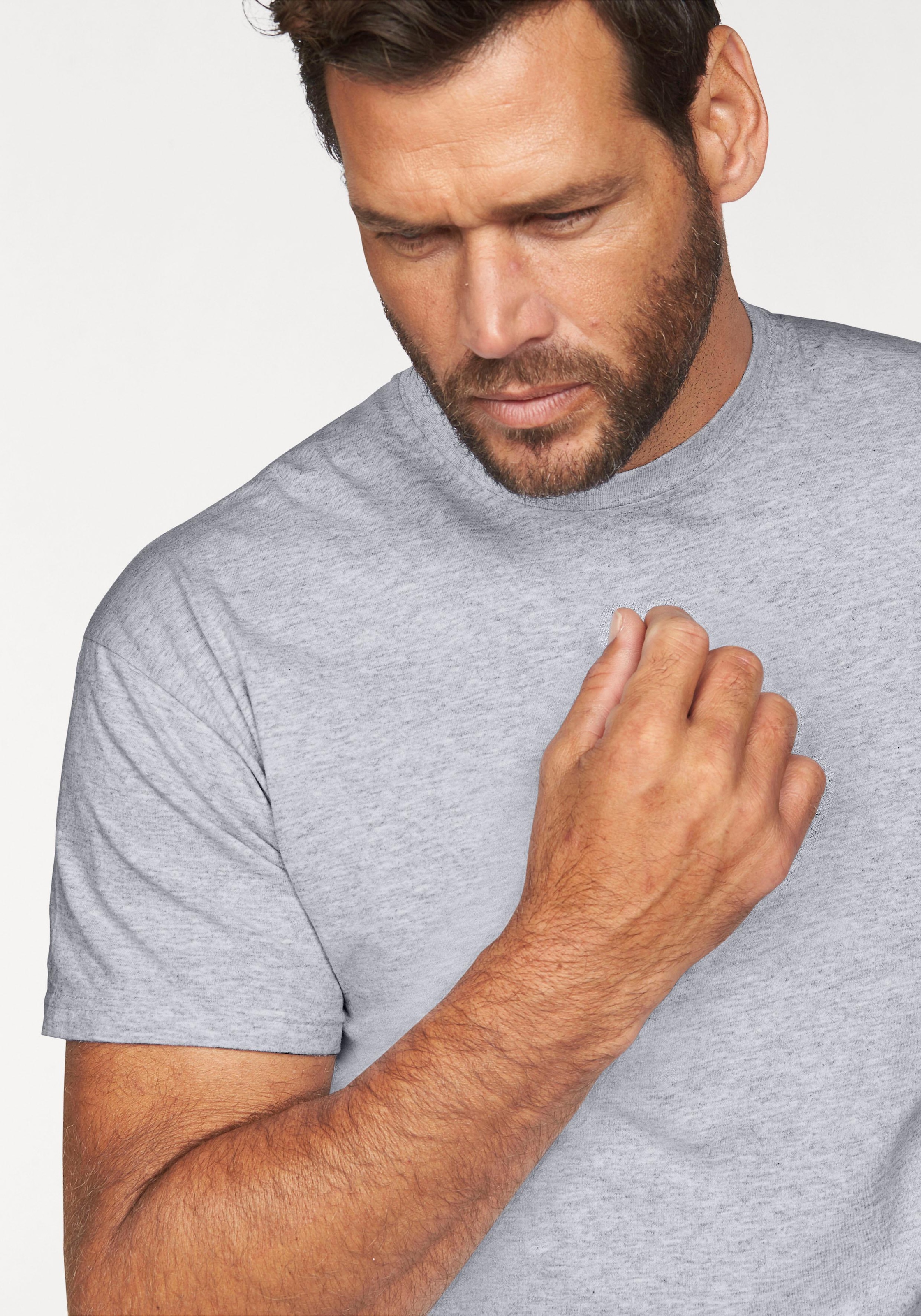 Fruit of the Loom T-Shirt », sechs Stück in unterschiedlicher Farbkomination«, (Packung, 6 tlg., 6er-Pack), mit Rundhalsausschnitt