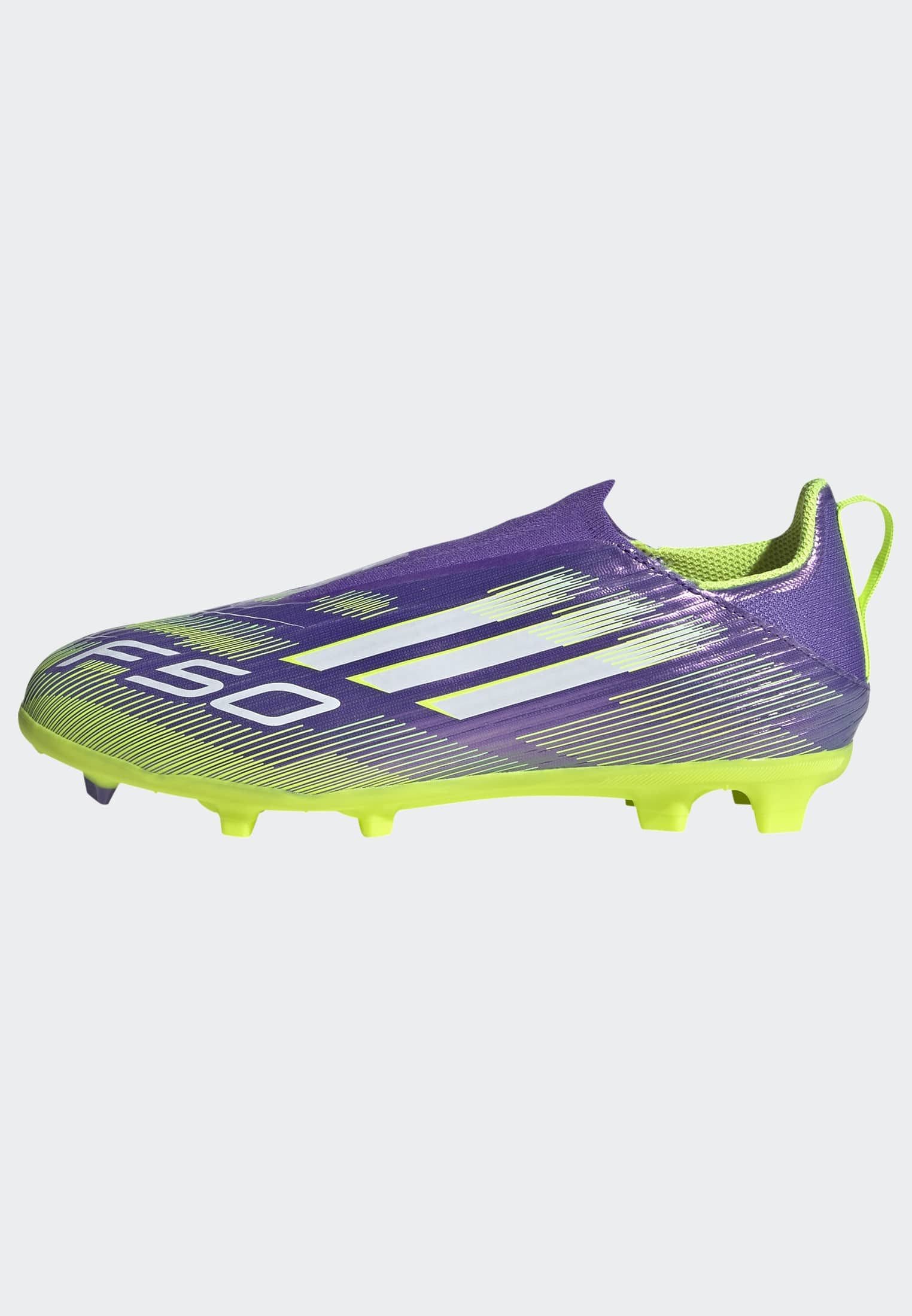 adidas Performance Fußballschuh »F50 LEAGUE LACELESS FIRM/MULTI-GROUND BOOTS KINDER«, geeignet für Rasen- und Kunstrasenplätze