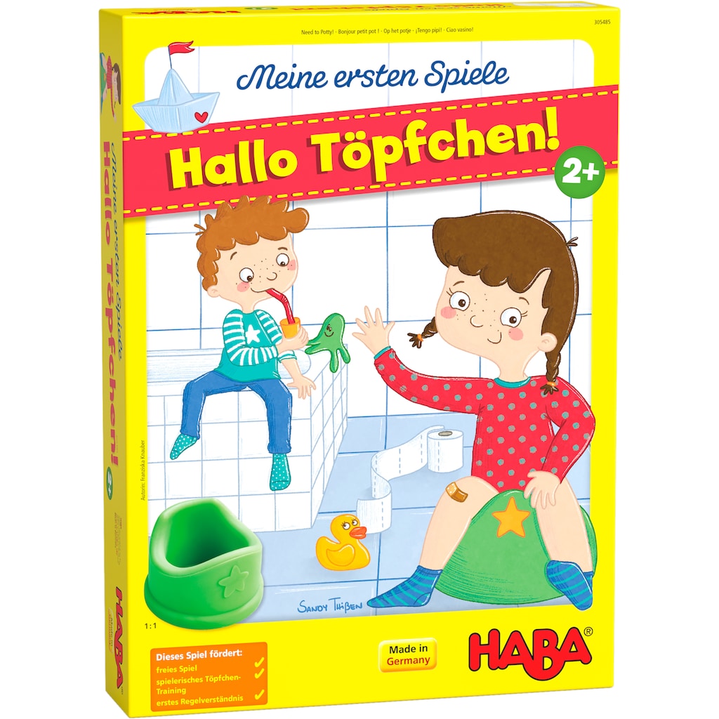 Haba Spiel »Meine ersten Spiele - Hallo Töpfchen!«