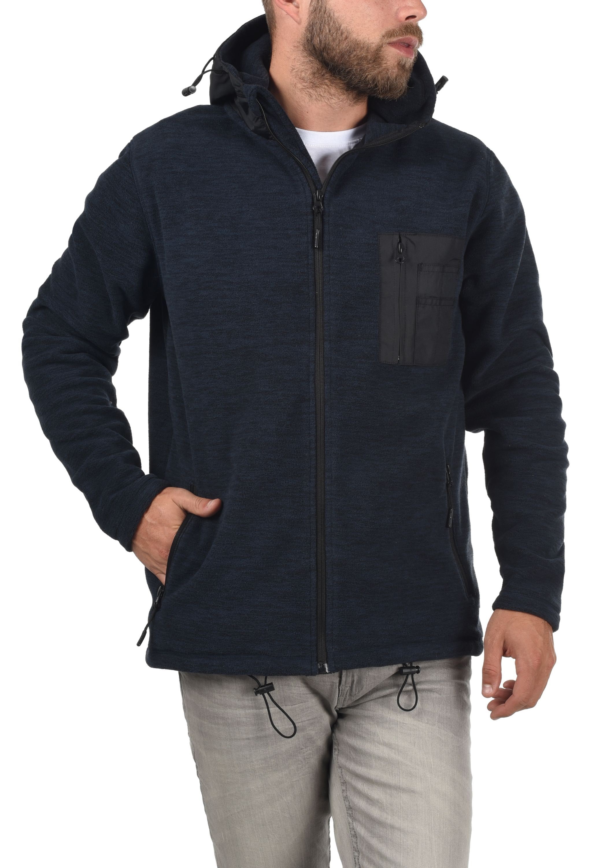 Indicode Fleecejacke »Fleecejacke IDWilmot«, mit Kapuze