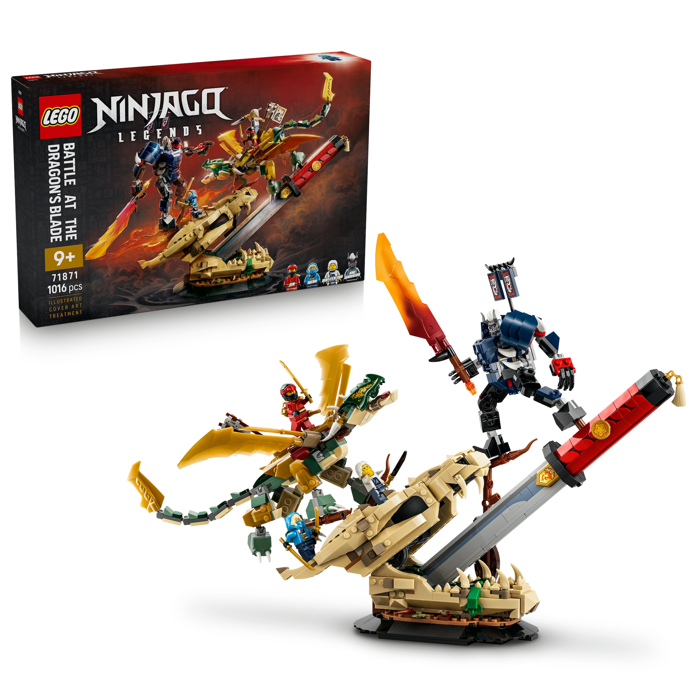 LEGO® Konstruktionsspielsteine »Showdown auf der Drachenklinge (71871), LEGO Ninjago« Made in Europe